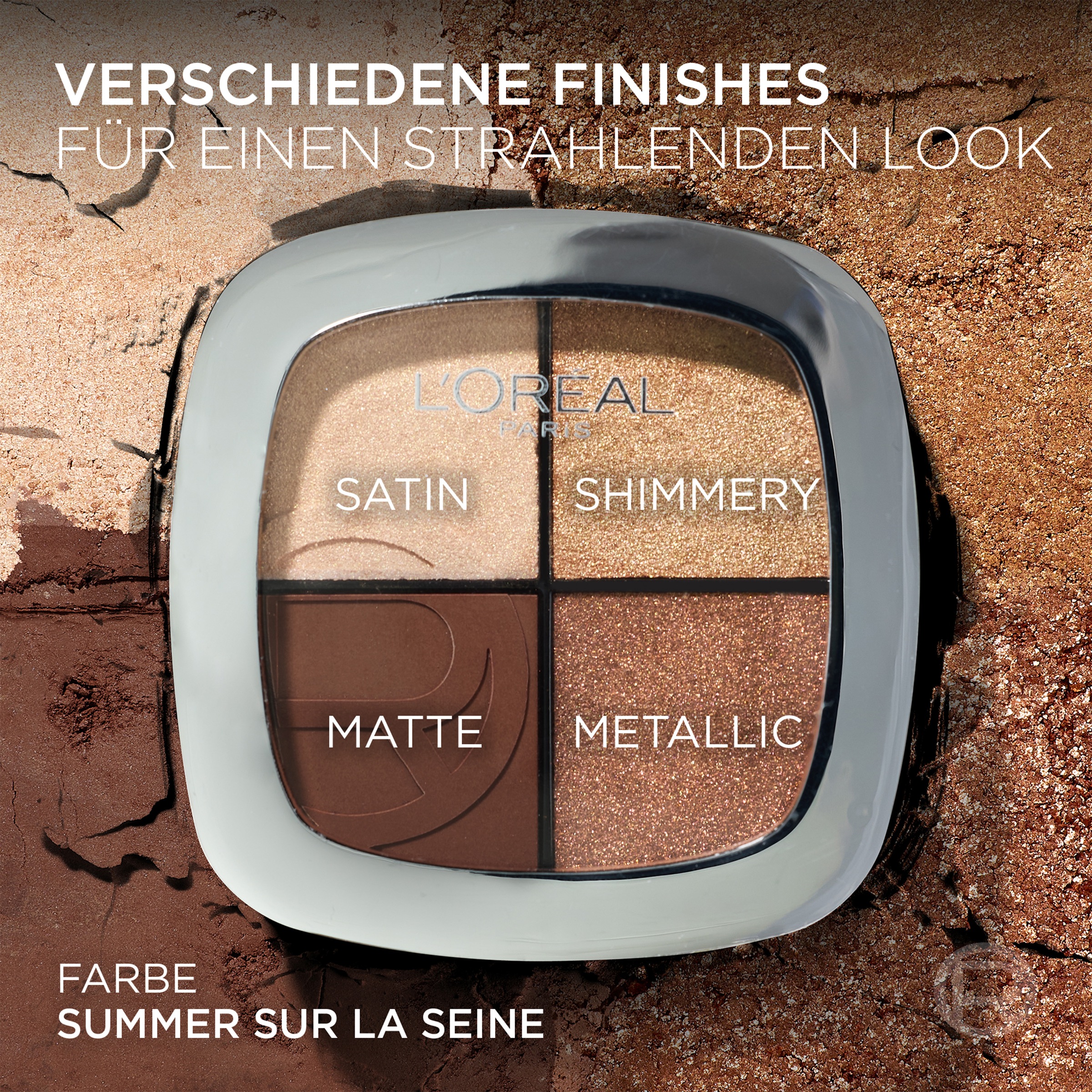 L'ORÉAL PARIS Lidschatten-Palette »L'Oréal Paris Rendez-Vous Couleur Eye & Cheek Quad«