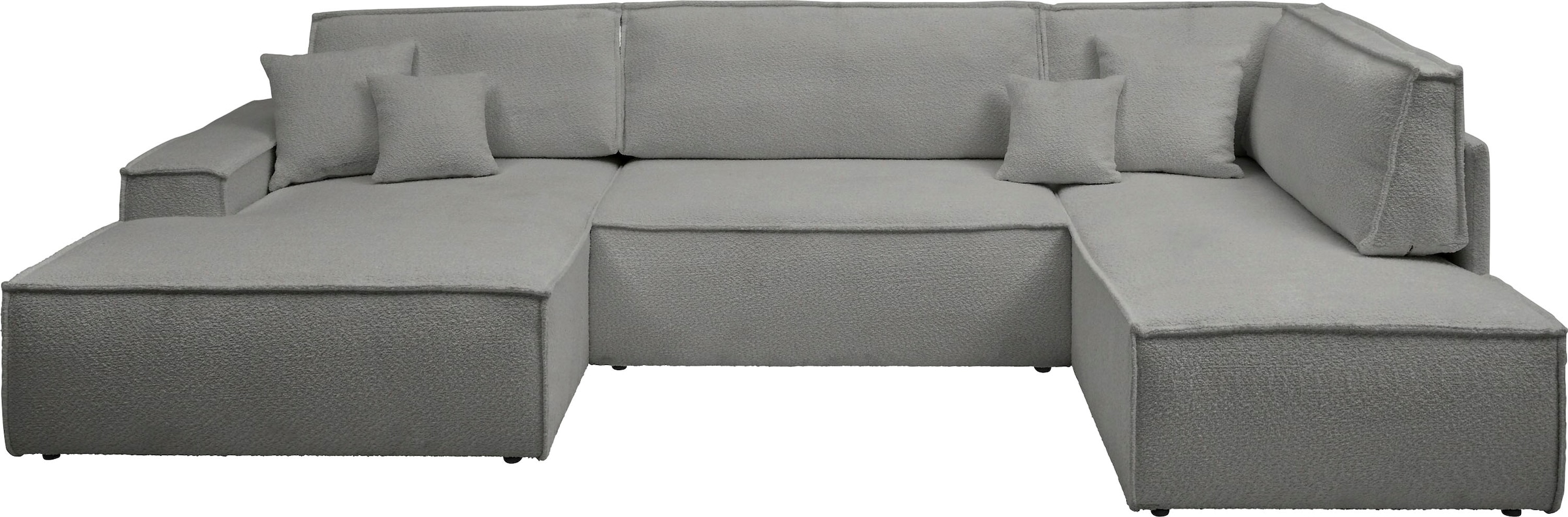 Wohnlandschaft »FINNLEY U-Form XXL 329 cm, Schlafsofa, Schlaffunktion m. Bettkasten«,...