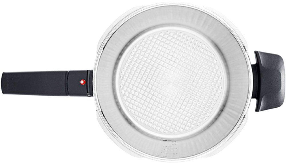 Fissler Schnellkochtopf »Vitavit® premium Schnellkochtopf«, Edelstahl 18/10, (3 tlg.), Verriegelungsanzeige, Einstellbares Abdampfen, Einstellbare Kochstufen