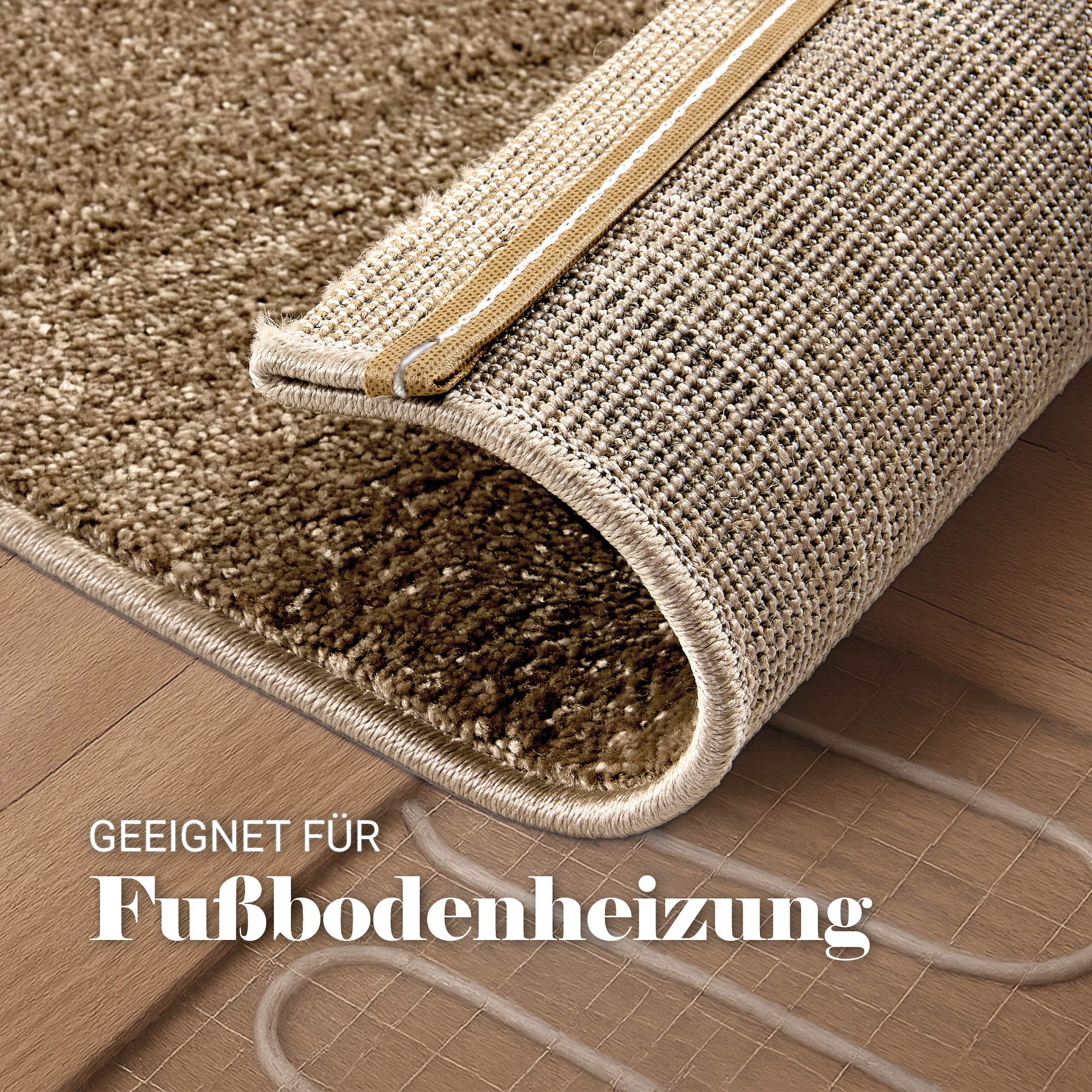 ASTRA Teppich »Sam 250«, rechteckig, 8 mm Höhe, weicher Kurzflor, Wohnzimmer, Schlafzimmer