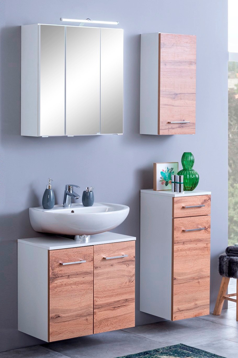 welltime Badmöbel-Set »Avignon« 4 Stk. tlg. günstig online kaufen