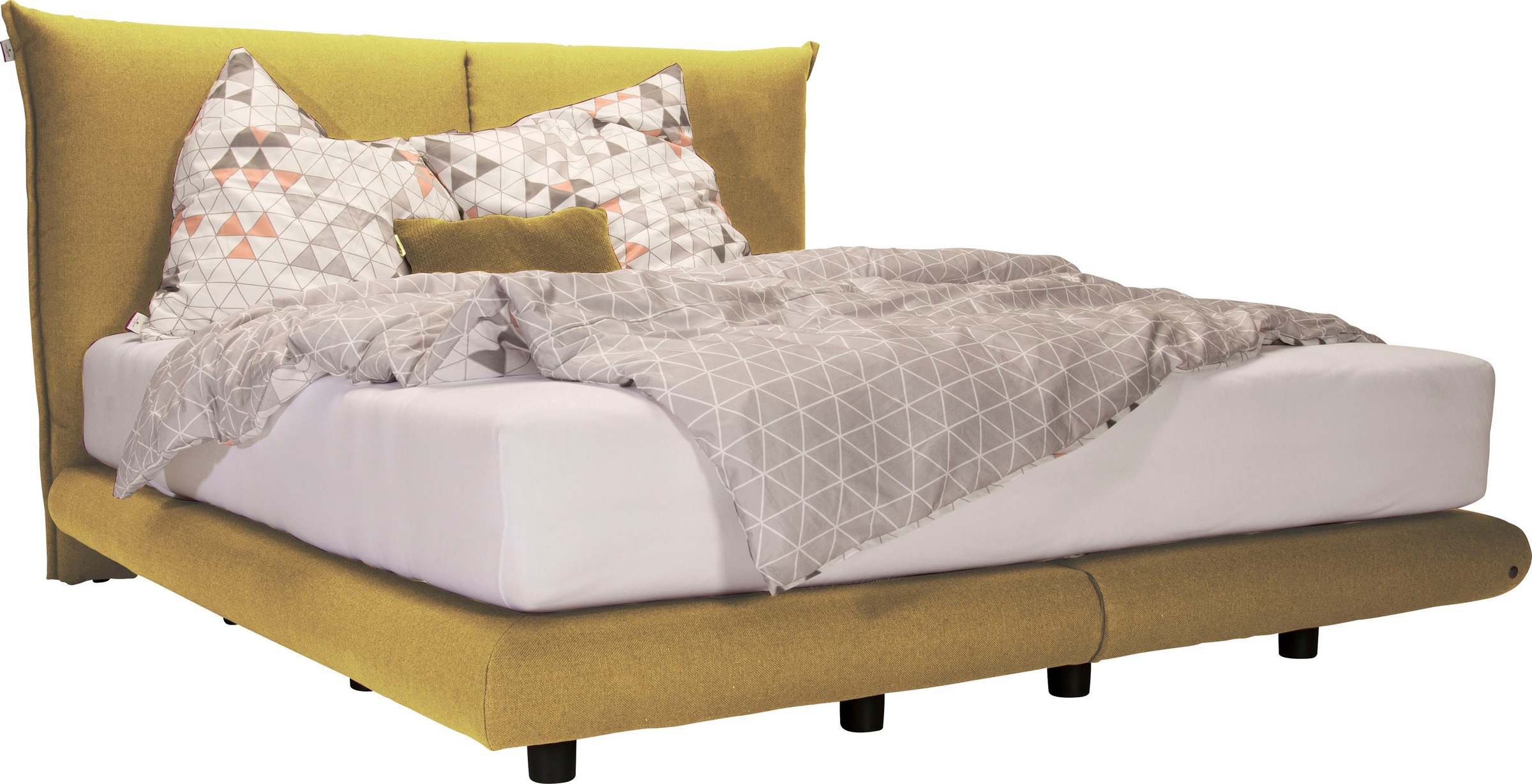 Bild von TOM TAILOR HOME Boxspringbett »SOHO PILLOW BOX«, in Schwebeoptik, Kopfteil in Kissenform, Höhe 120 cm