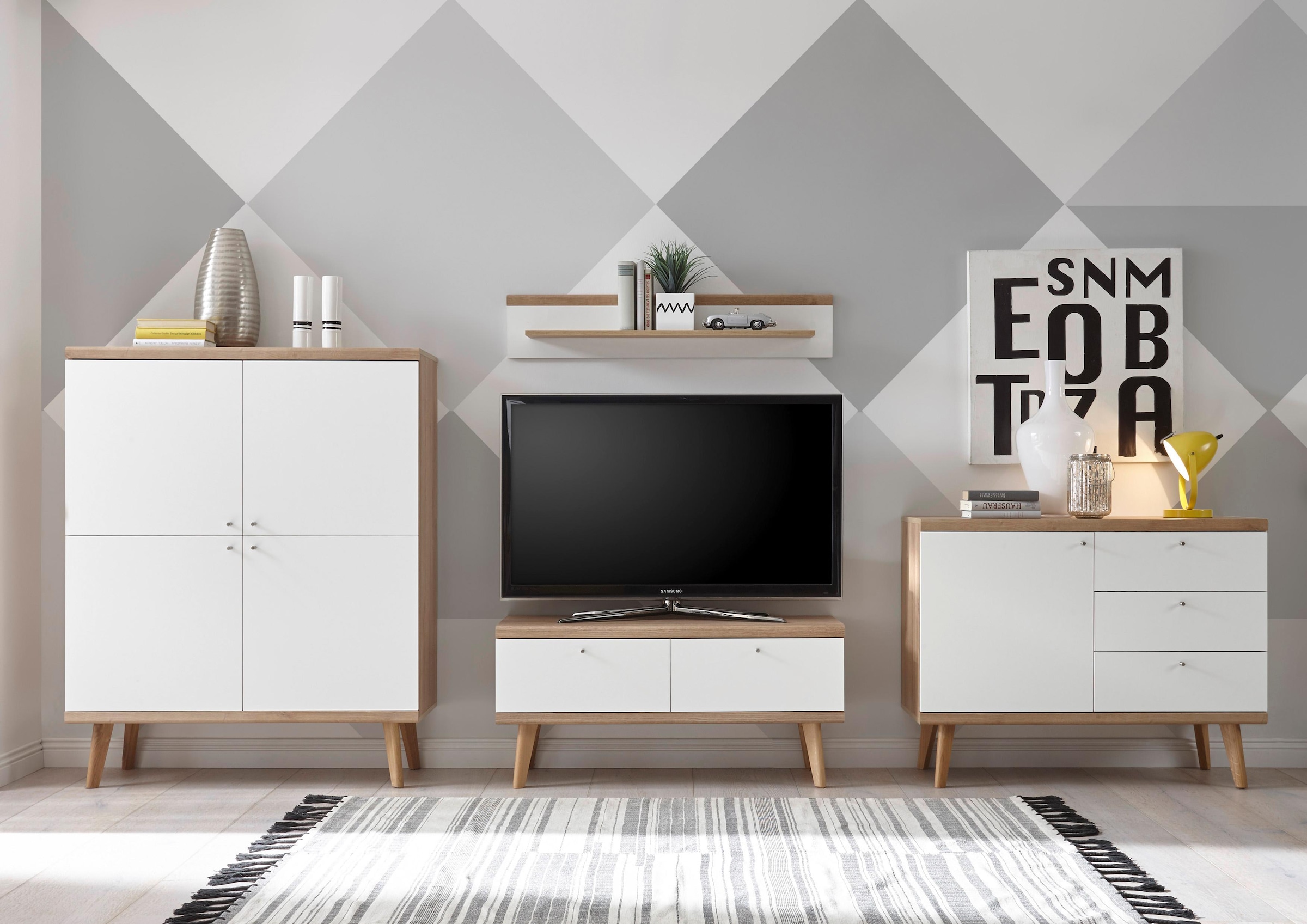 andas Wohnwand »Merle«, (Set, 4 St.) günstig online kaufen