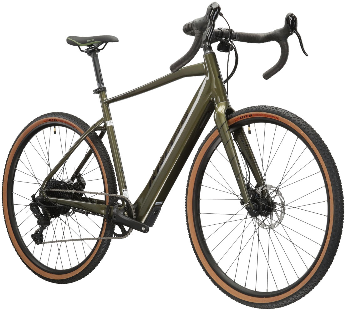 Kross E-Bike »KROSS E-Gravel Bike Esker Hybrid 2.0 28" khaki«, 11 Gang, microSHIFT, Advent X M6205, Heckmotor 250 W, Pedelec, Elektrofahrrad für Herren