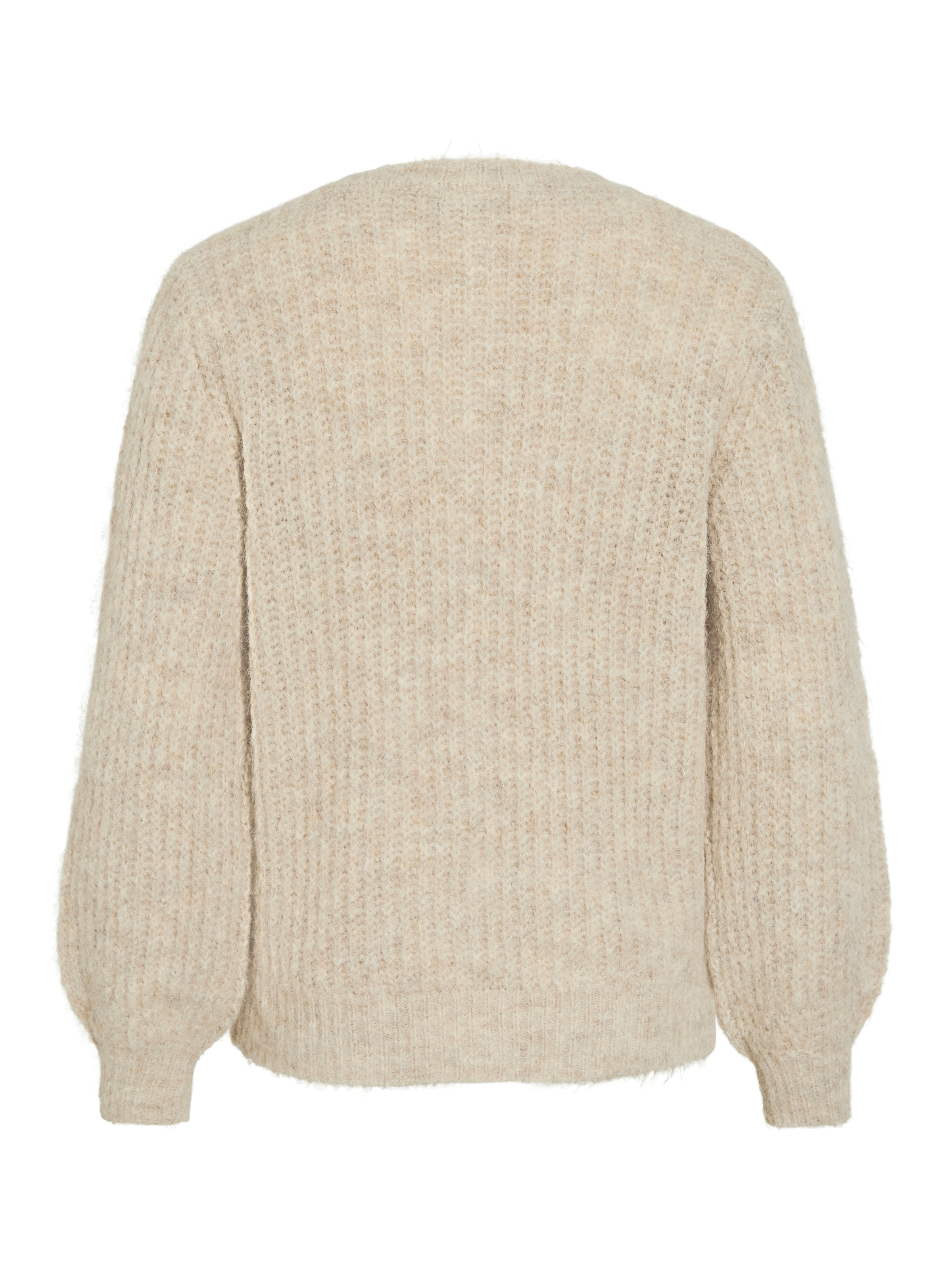 Vila Strickjacke »VILAMPE O-NECK L/S KNIT CARDIGAN-NOOS« Materialmix, regular fit