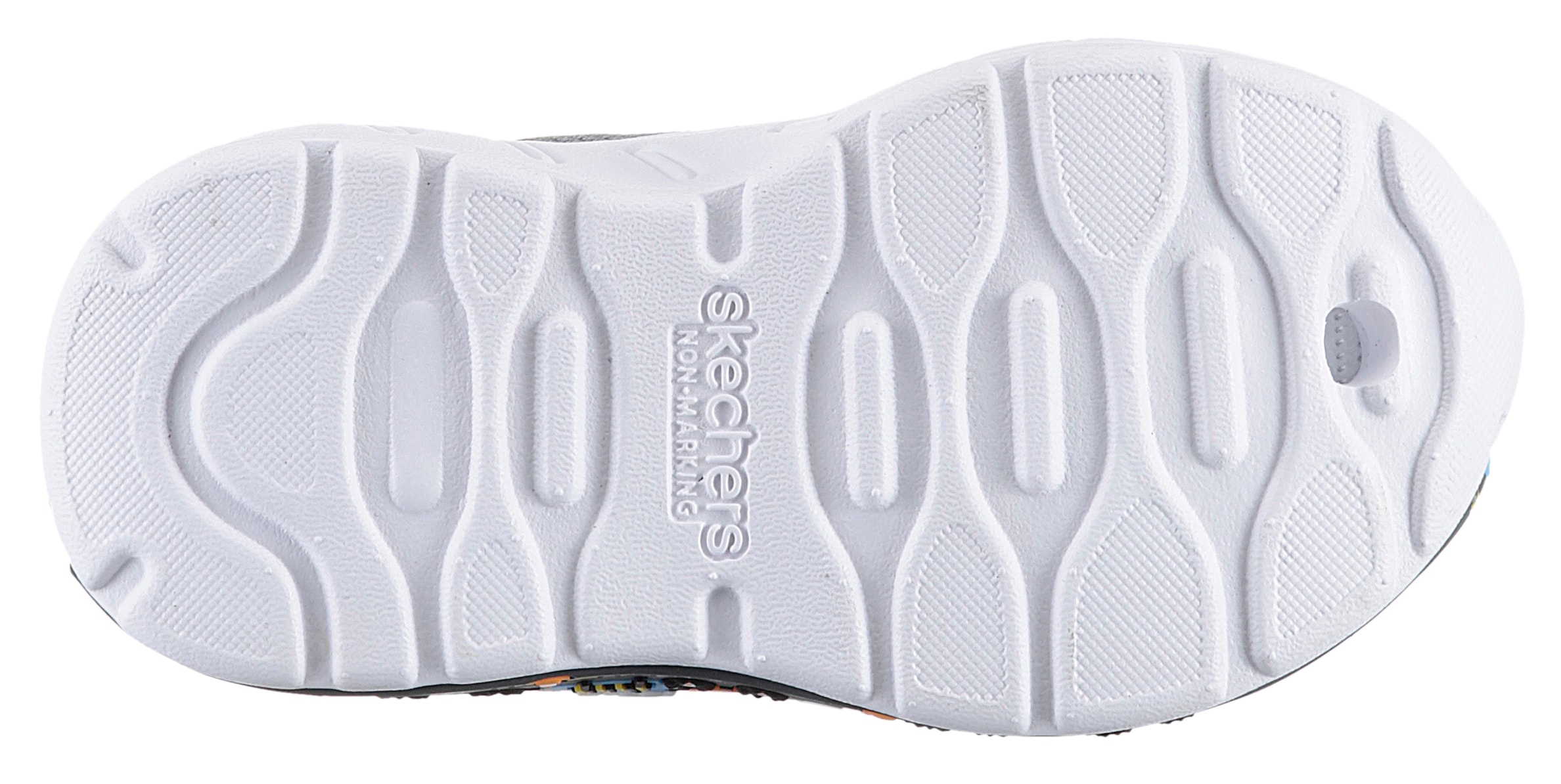 Skechers Sneaker »PLAY SCENE«, Freizeitschuh mit bedruckter Sohle, Größenschablone zum Download