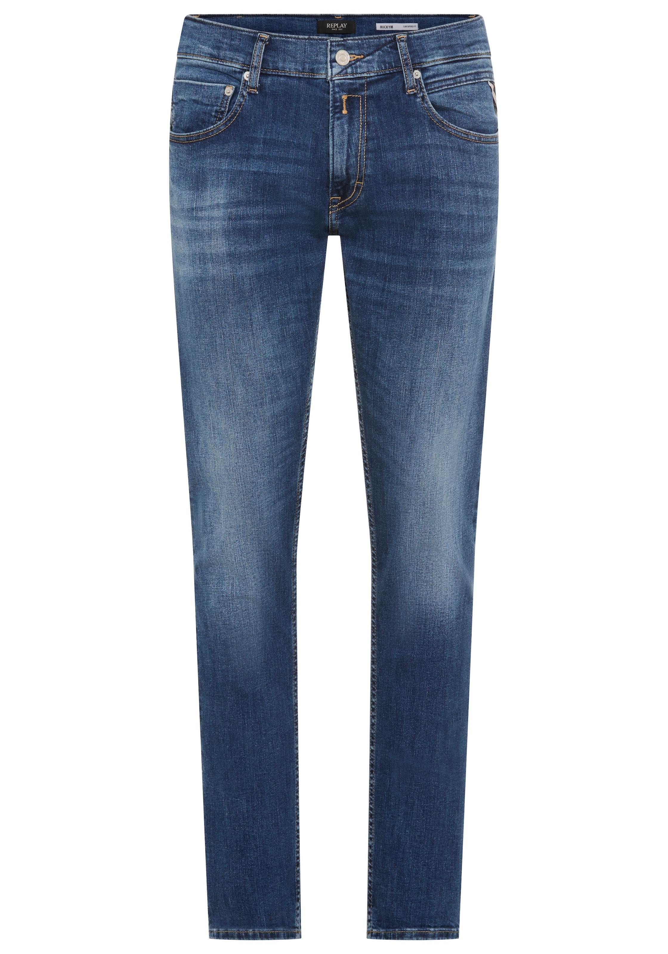 Replay Slim-fit-Jeans »MICKYM« Tapered, 5-Pocket-Stil
