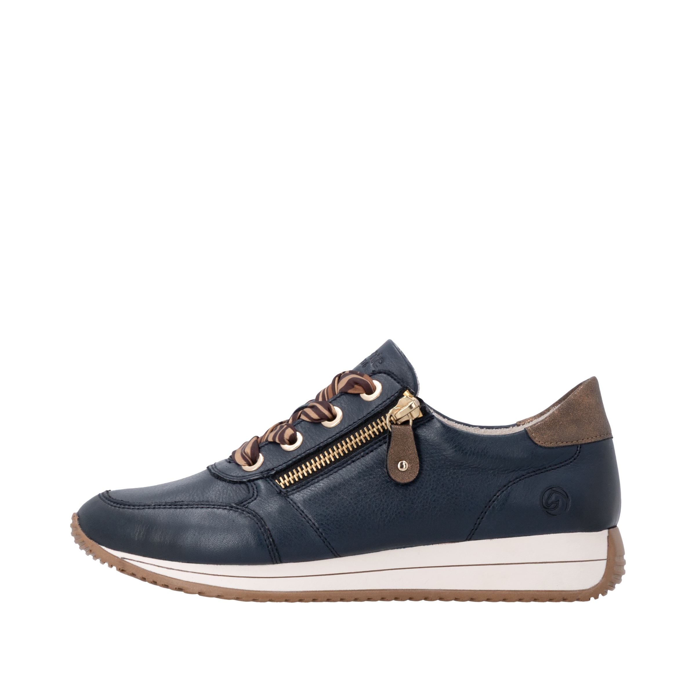 Remonte Keilsneaker  Freizeitschuh, Halbschuh, Schnürschuh mit Außenreißverschluss