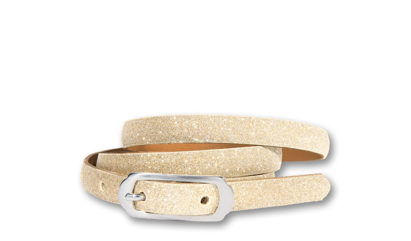 Silbergift Ledergürtel »Ledergürtel im Luxuslook mit schmalem Style«