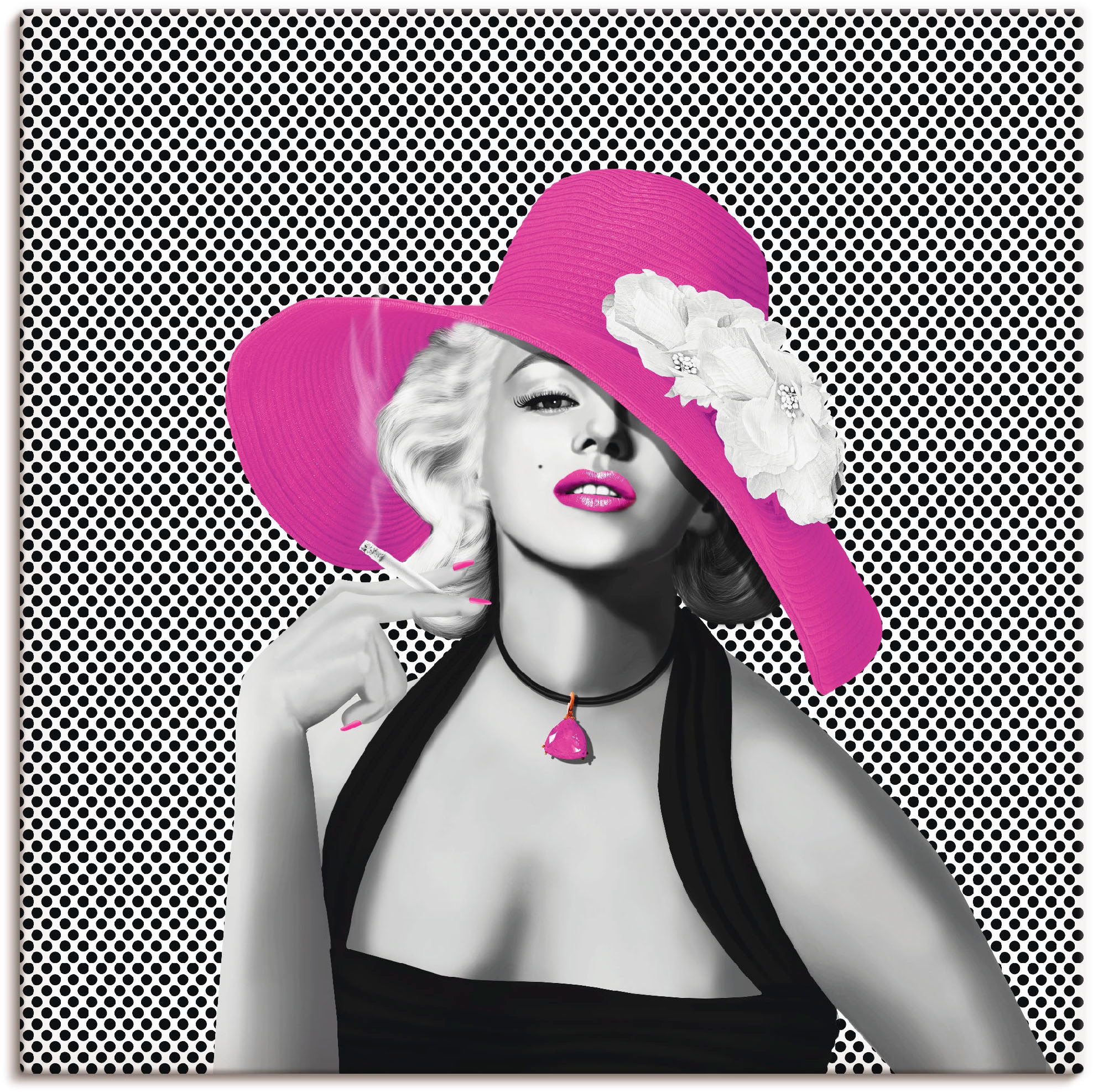 Artland Wandbild »Marilyn in Pop Art«, Stars, (1 St.), als Leinwandbild, Po günstig online kaufen
