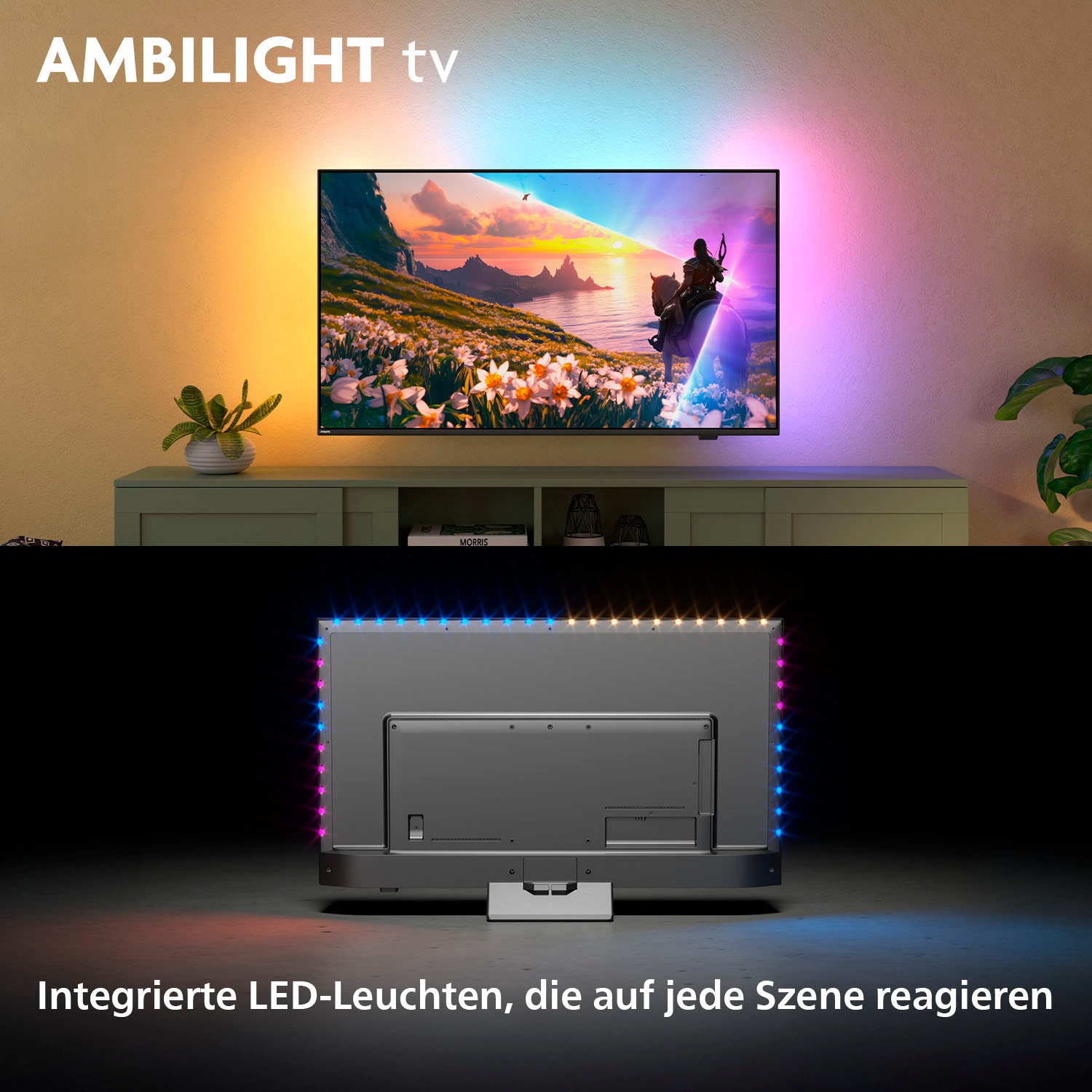 Philips QLED-Fernseher »65PUS8600/12«, 4K Ultra HD, Smart-TV