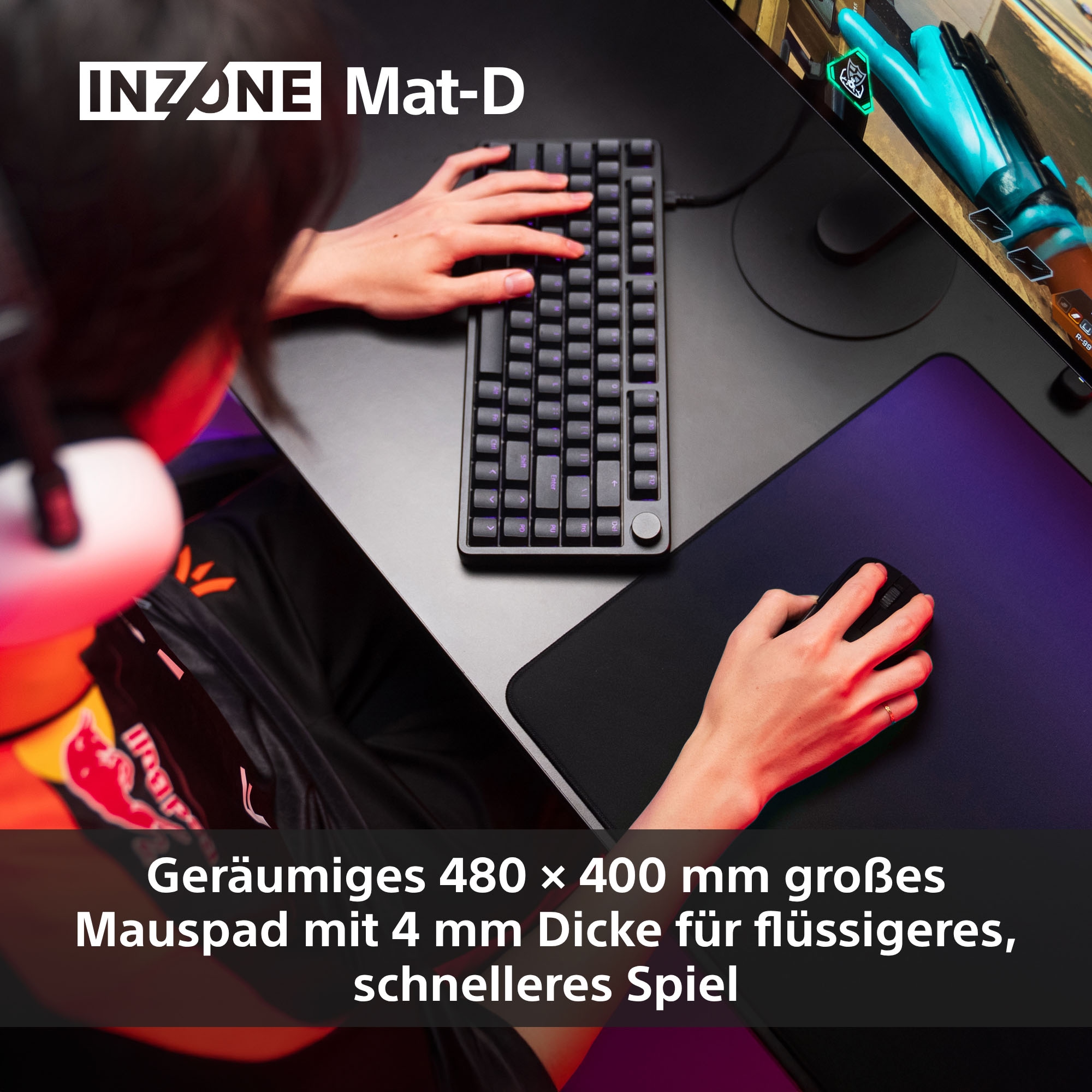 Sony Gaming Mauspad »INZONE Mat-D«
