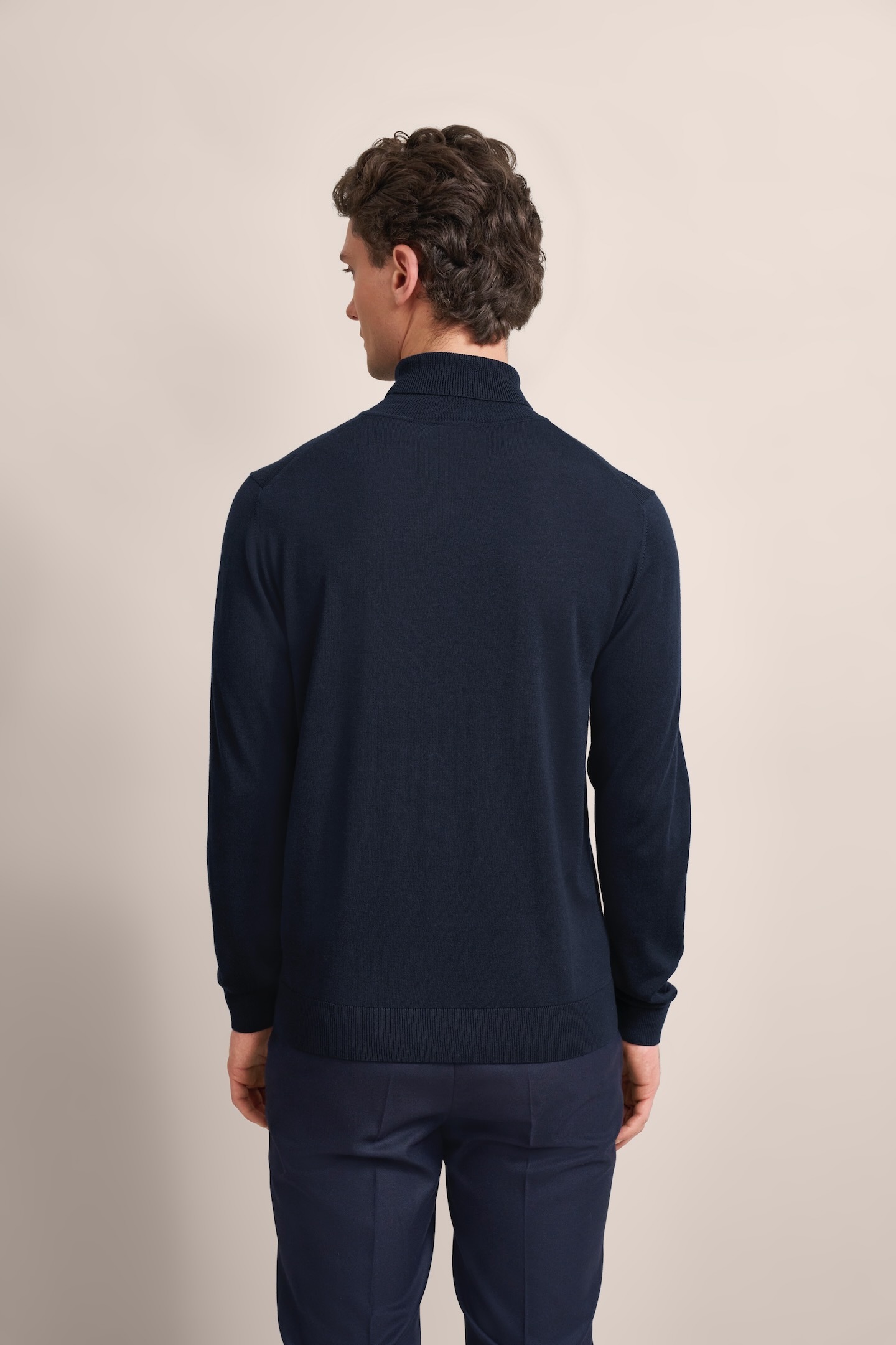 bugatti Rollkragenpullover, aus 100 % Merinowolle