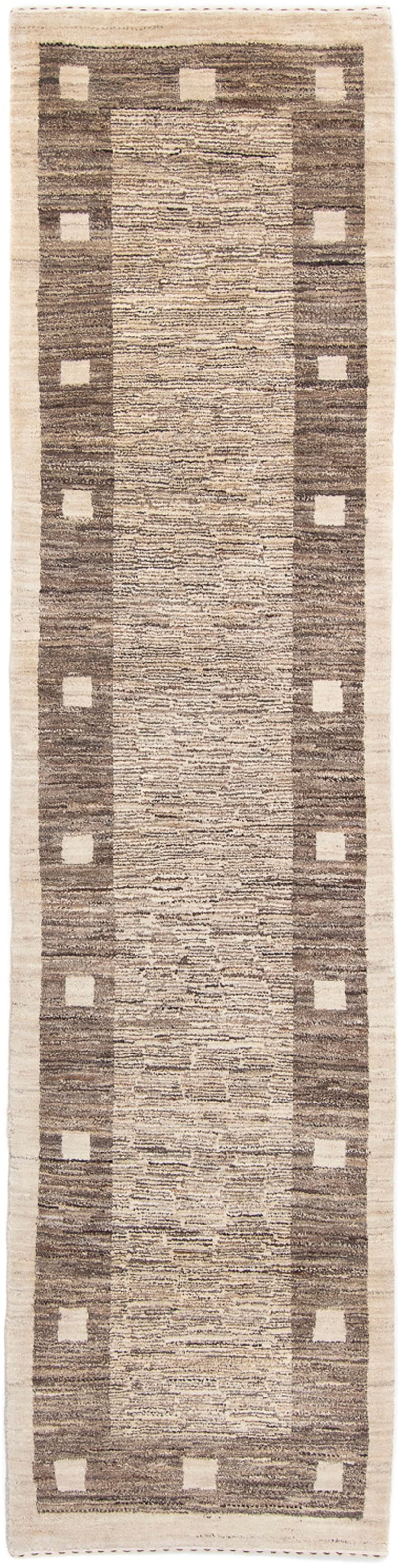 morgenland Wollteppich »Gabbeh - Perser - 300 x 74 cm - beige«, rechteckig, günstig online kaufen