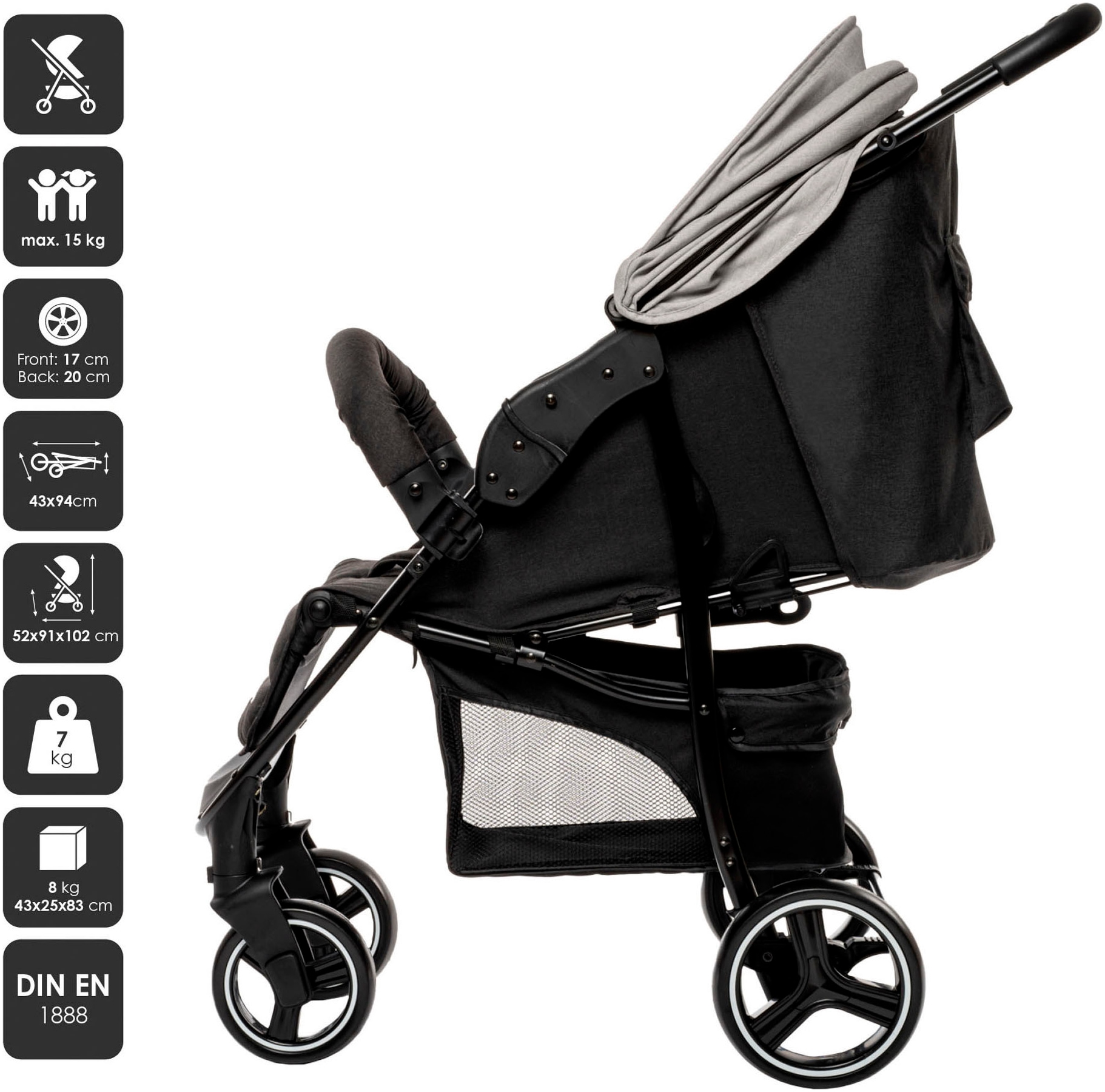 BabyGo Kinder-Buggy »Basket«