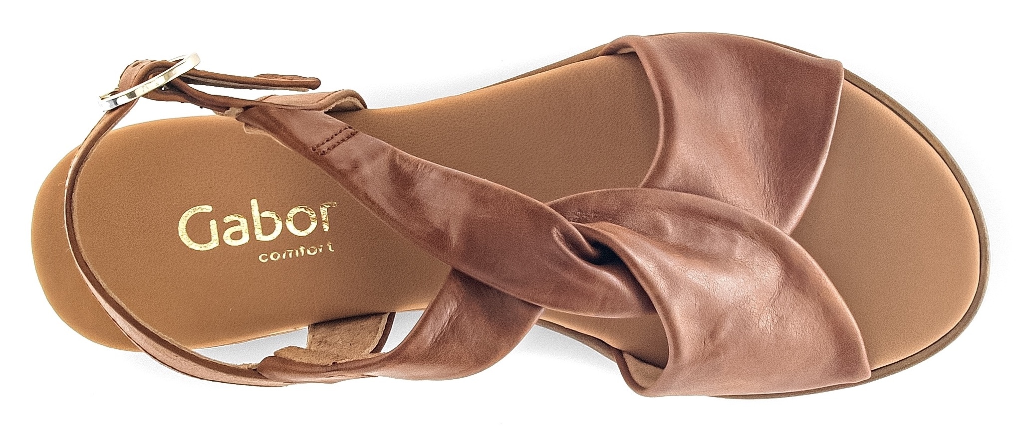 Gabor Sandalette »GENUA«  , Keilabsatz, Sommerschuh, Riemchensandale in Komfortweite G (=weit)