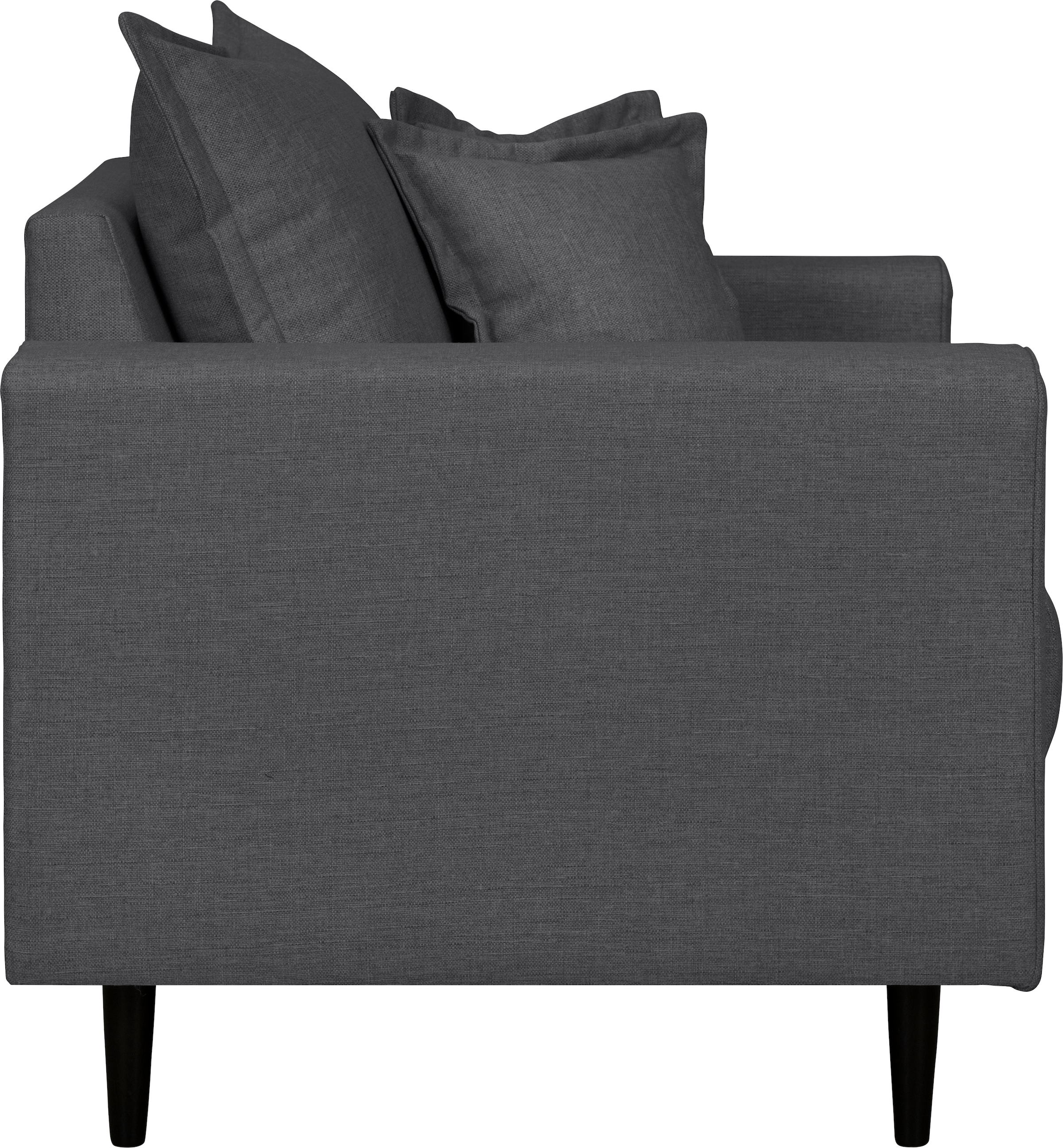 Home affaire Sessel »VEYRAS Loungesessel, Maße B/T/H: 95/84/76 cm«, mit Wellenunterfederung, incl. Kissen