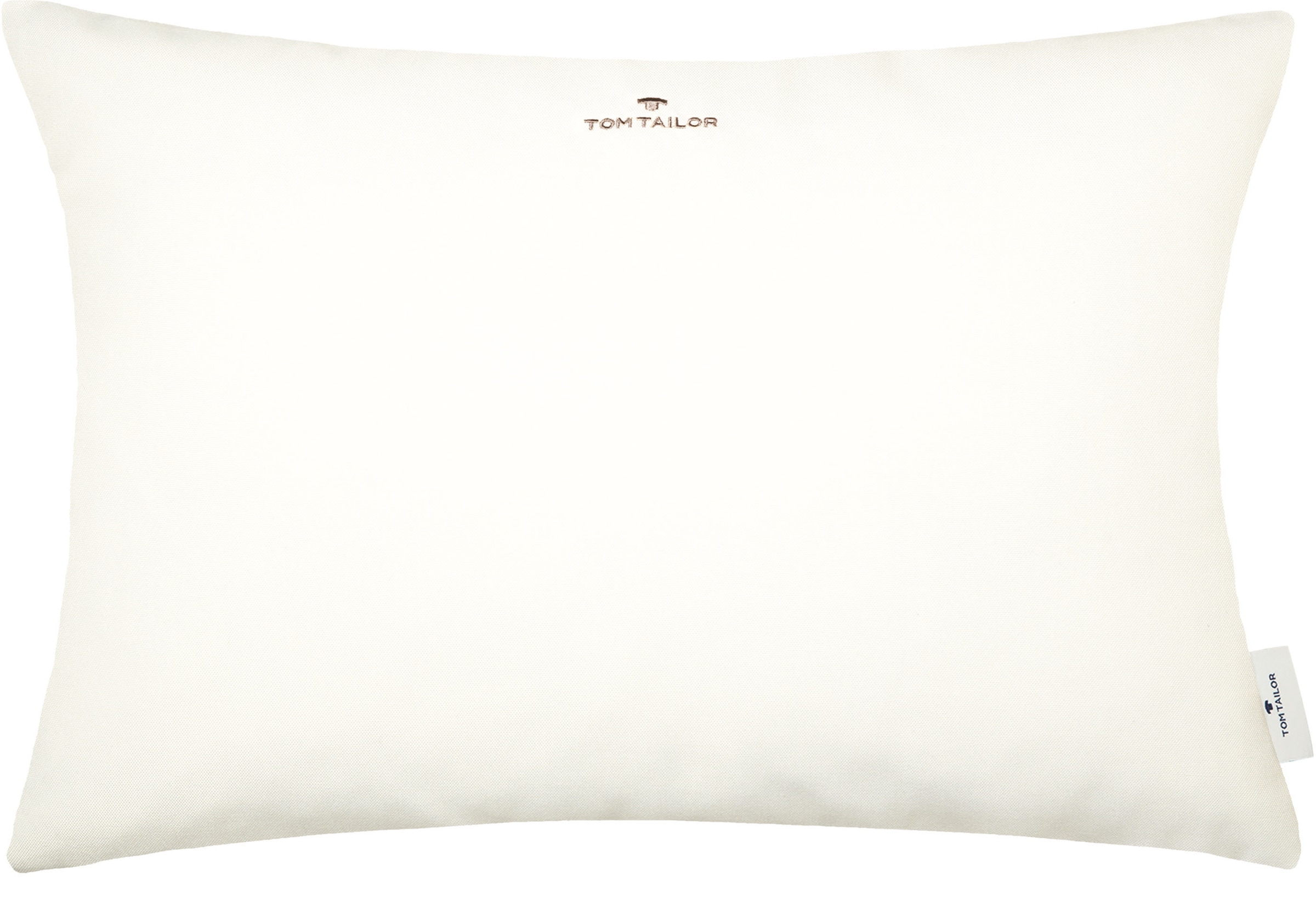 TOM TAILOR HOME Dekokissen »Dove Signature«, mit Paspel, Kissenhülle ohne F günstig online kaufen