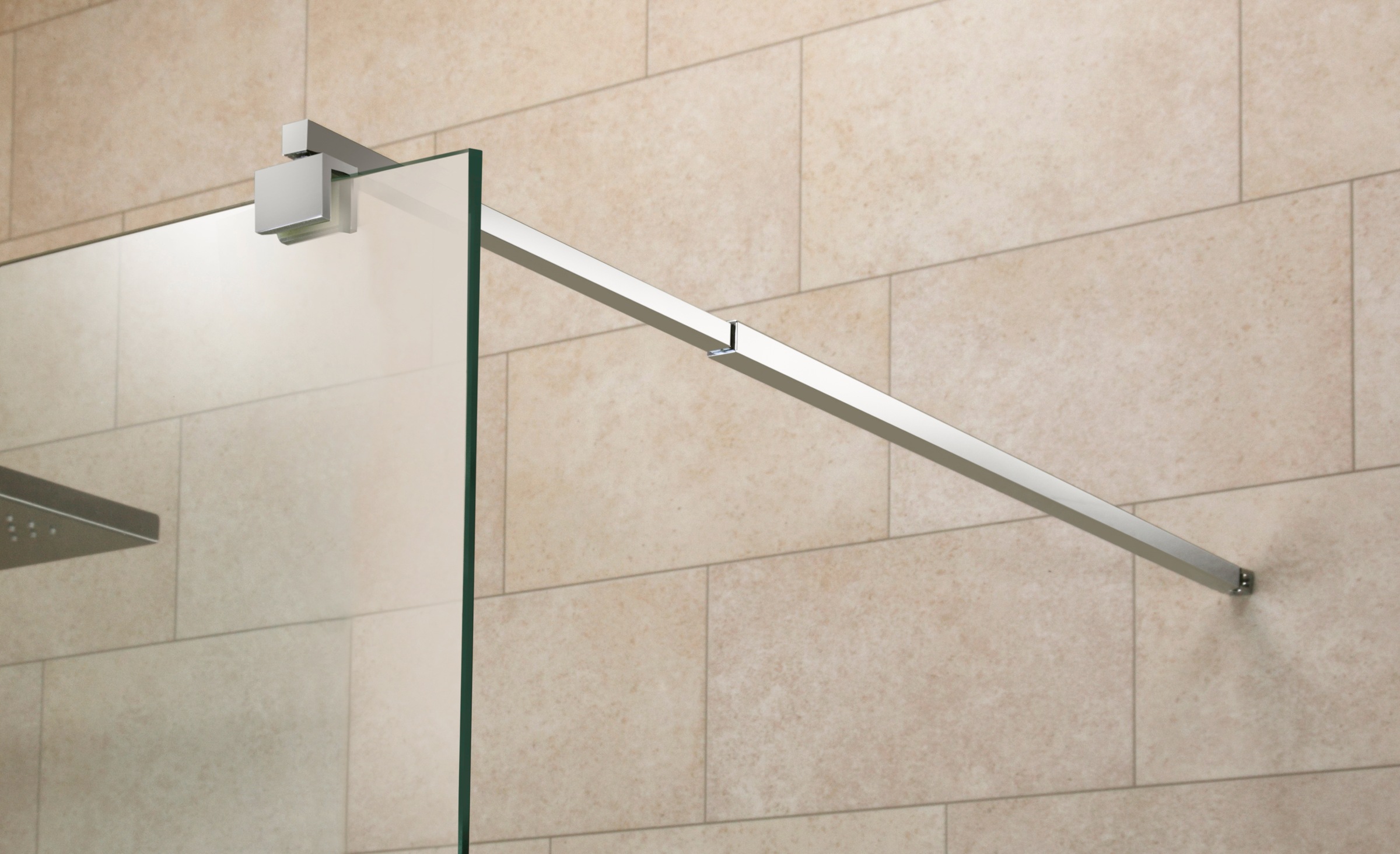 welltime Walk-in-Dusche »Tropea light« Inklusive verstellbarem Wandarm günstig online kaufen