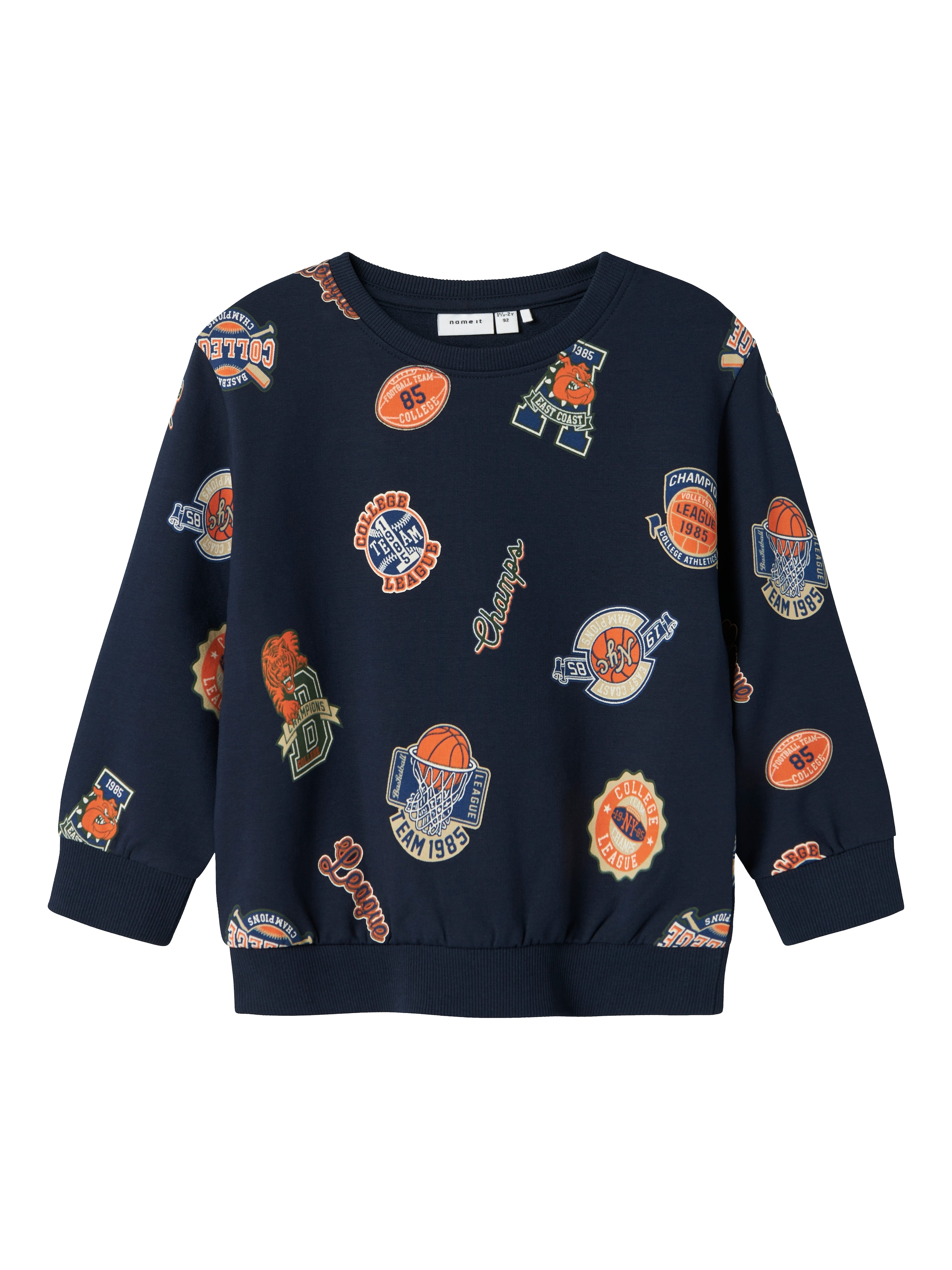 Name It Sweatshirt »NMMLELAND LS NREG SWEAT BOX BRU«