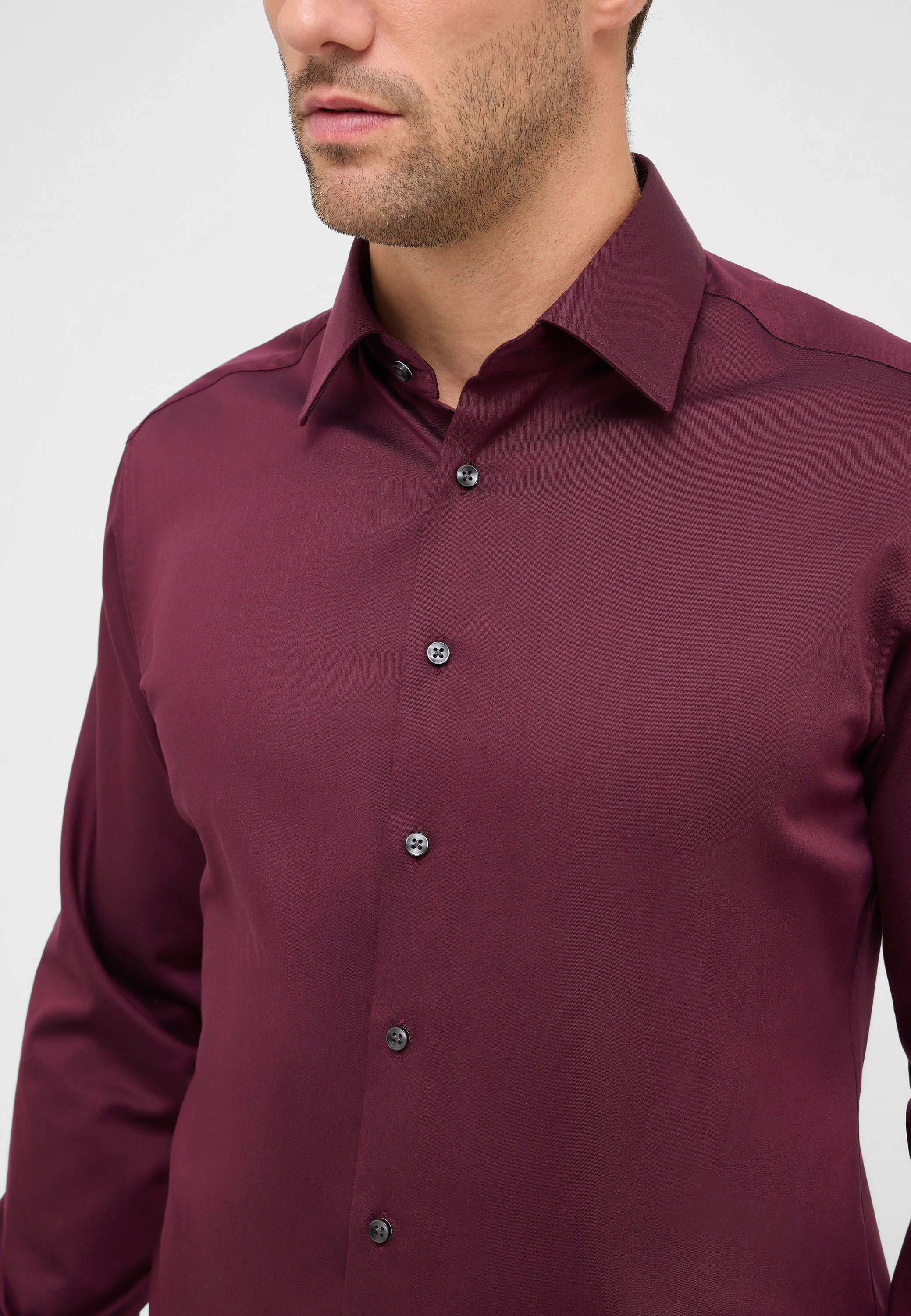 Eterna Langarmhemd »MODERN FIT«, NON IRON (bügelfrei)