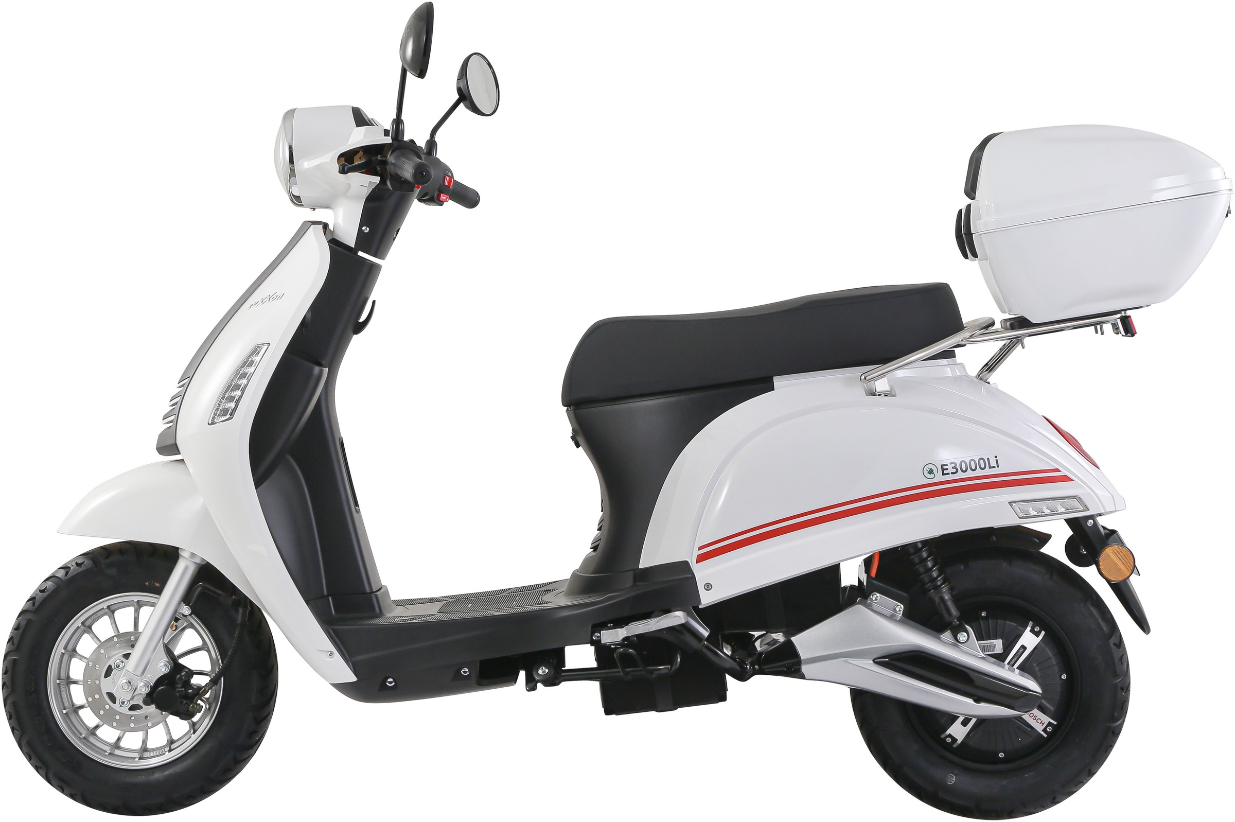 Luxxon E-Motorroller »E3000Li«, bis zu 45 km Reichweite, Lithium-Ionen-Akku, mit Straßenzulassung