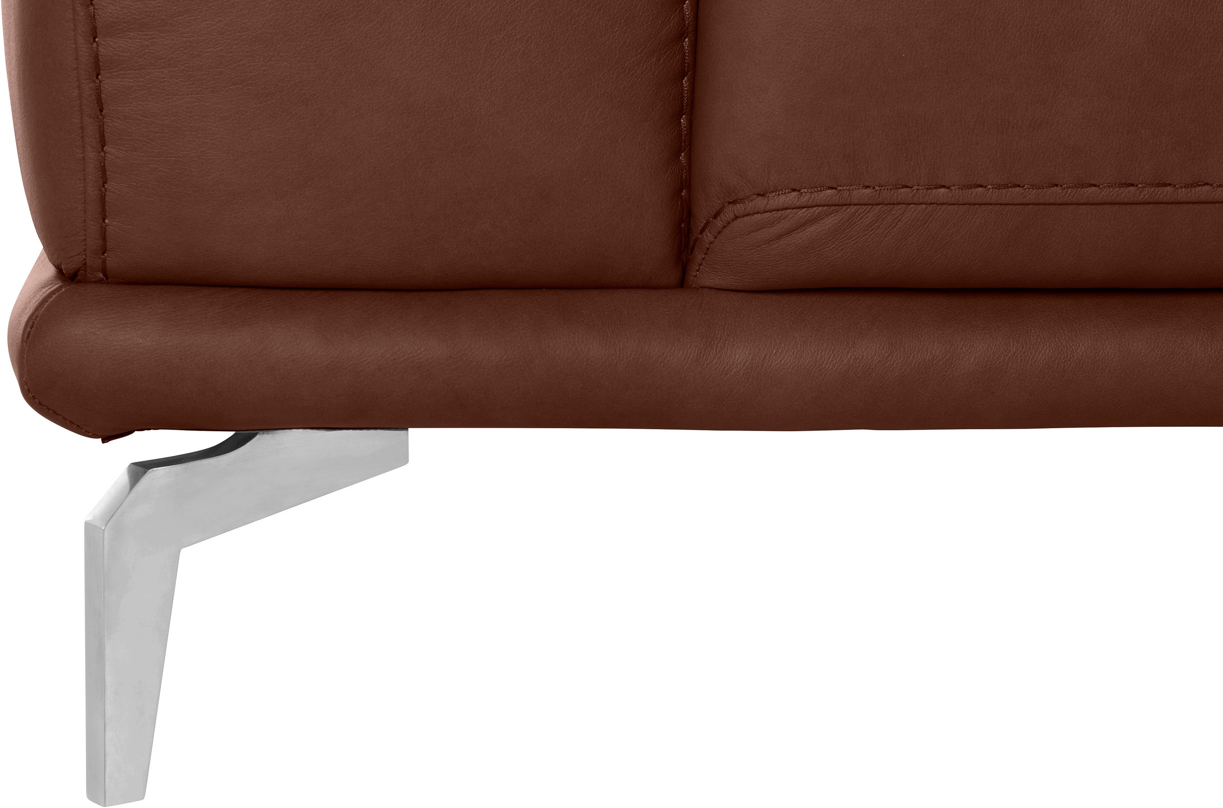 W.SCHILLIG 2,5-Sitzer »montanaa«, mit Metallfüßen in Chrom glänzend, Breite 232 cm