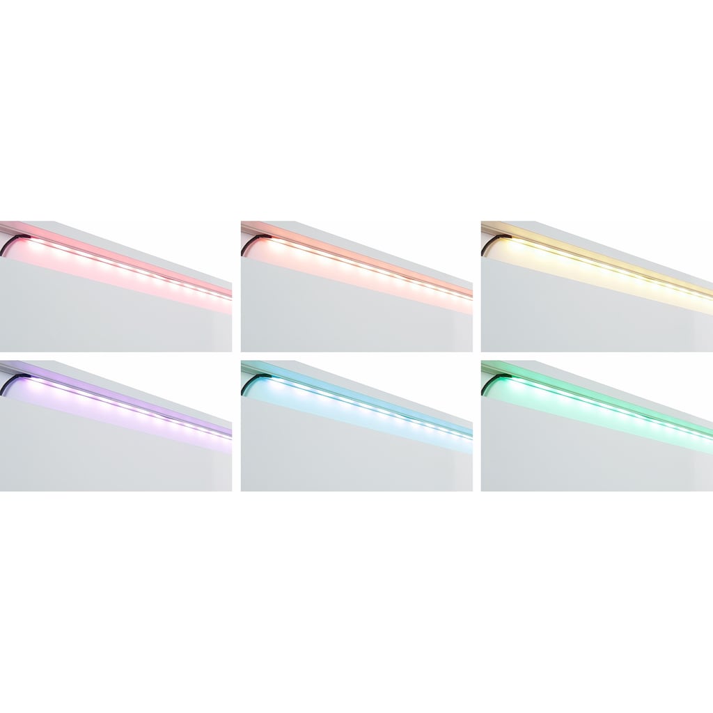 LED Schrankinnenraumbeleuchtung »RGB Flexband«, 3 St., Farbwechsler, (3 Stück) mit Funkfernbedienung