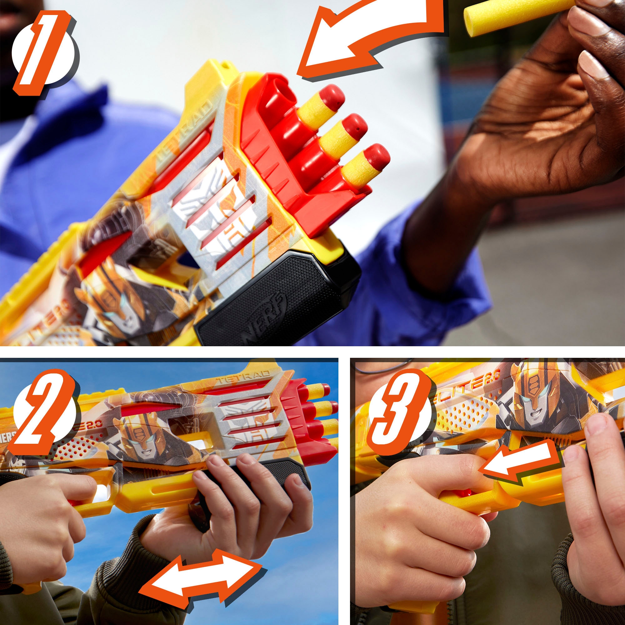 Hasbro Blaster »Nerf Transformers Bumblebee Blaster«