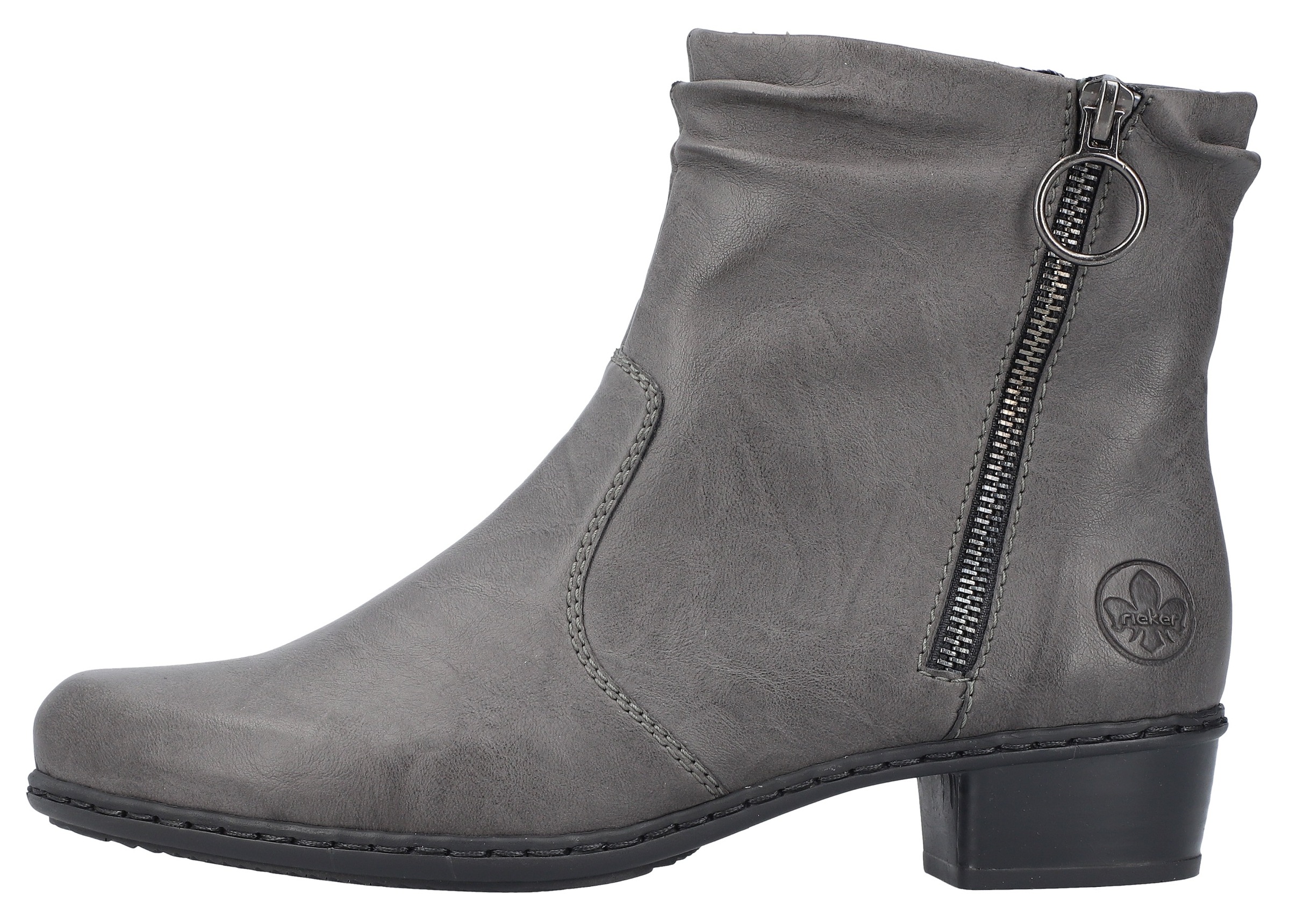 Rieker Stiefelette, mit praktischem Innen-Reißverschluss