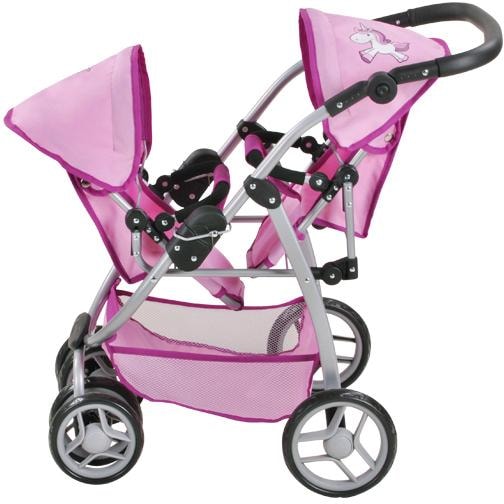 Knorrtoys® Puppen-Zwillingsbuggy »Big Twin - UMA. Das Einhorn«