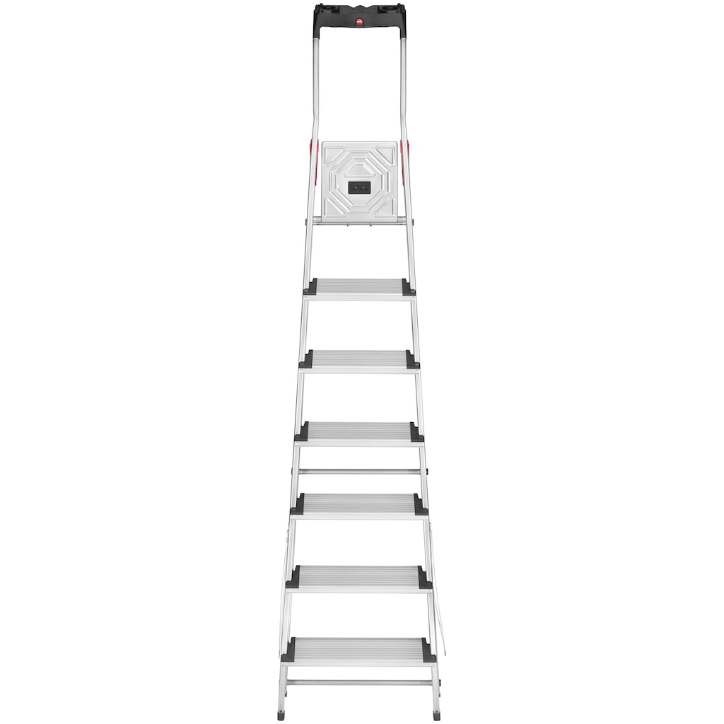 Hailo Stehleiter »L80 ComfortLine«, Alu-Sicherheits-Stehleiter 7 Stufen