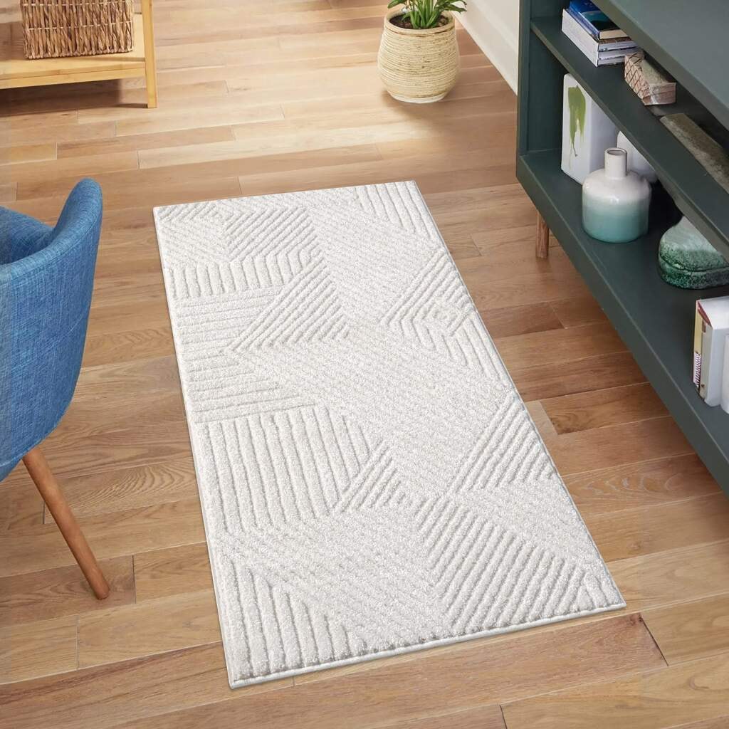 Carpet City Teppich "LOUNGE 0632" rechteckig 15 mm Höhe Kurzflor-Teppich Mo günstig online kaufen