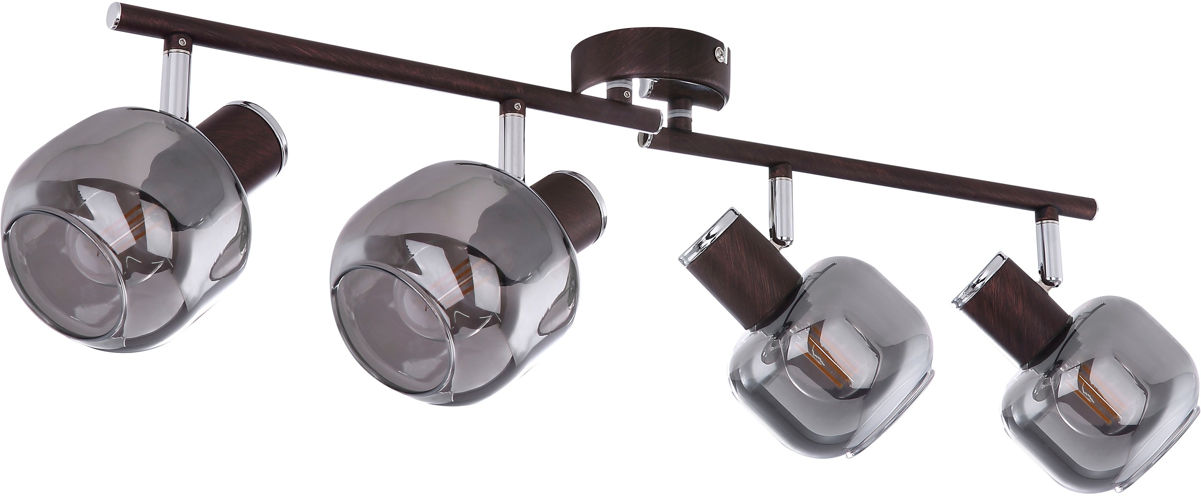GLOBO LIGHTING Deckenstrahler »PALLO« E14 1 Stk. Spot Deckenspot Flur Schlafzimmer Wohnzimmer