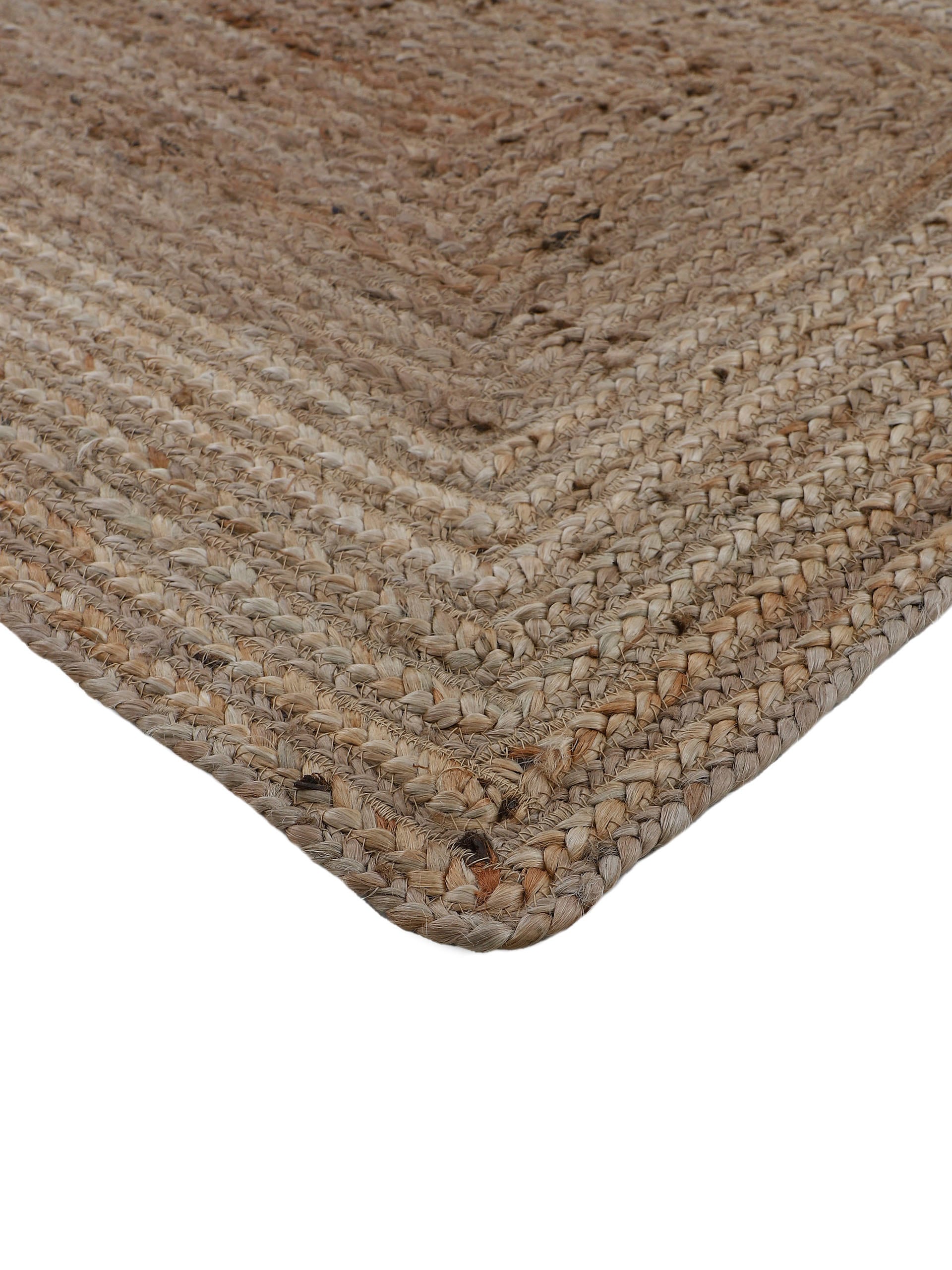 carpetfine Teppich »Nele Juteteppich Naturfaser«, rechteckig, 6 mm Höhe, geflochtener Wendeteppich aus 100% Jute, quadratisch und als Läufer