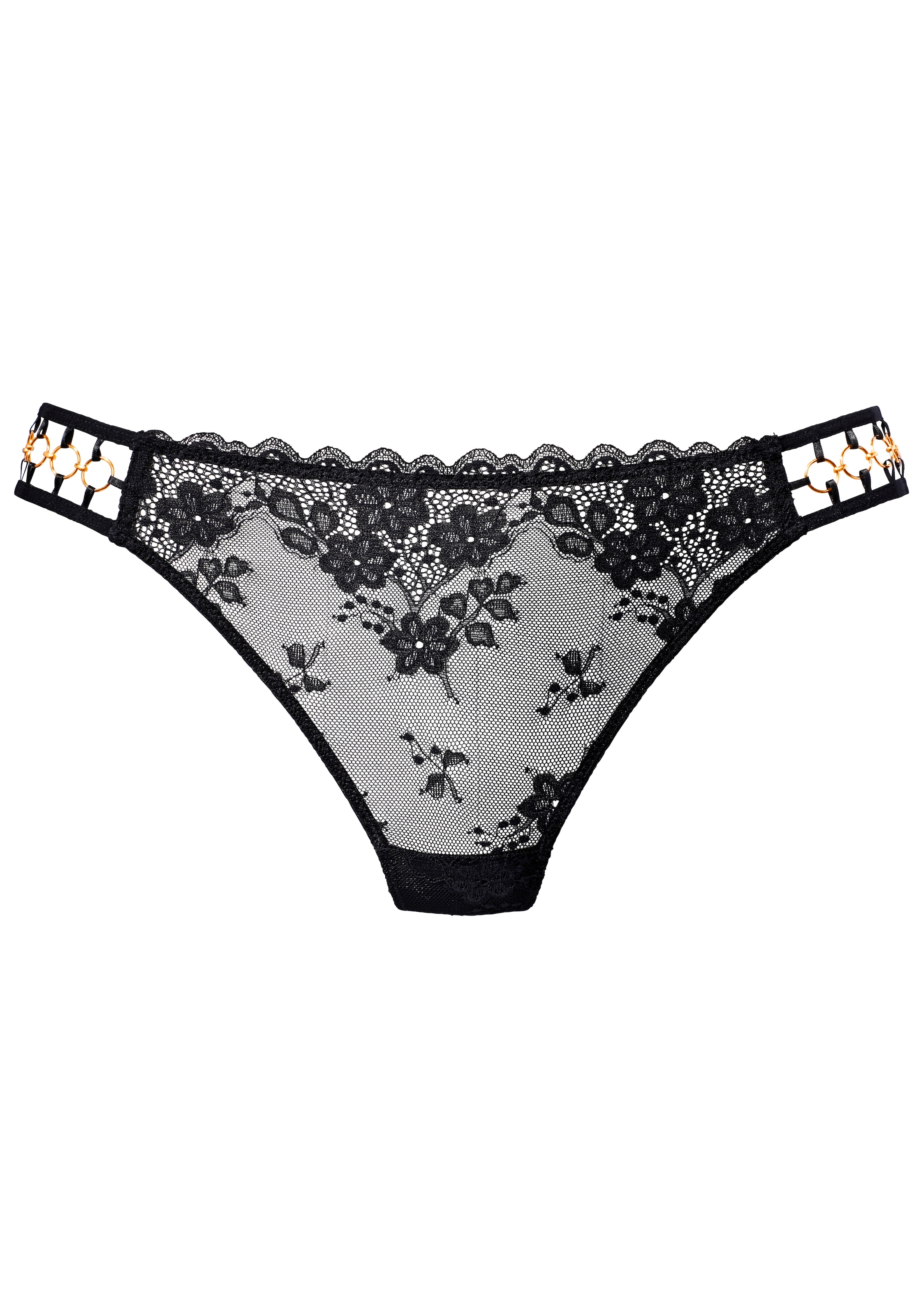 LASCANA String aus Spitze mit dekorativen Ringdetail, sexy Dessous, Reizwäsche