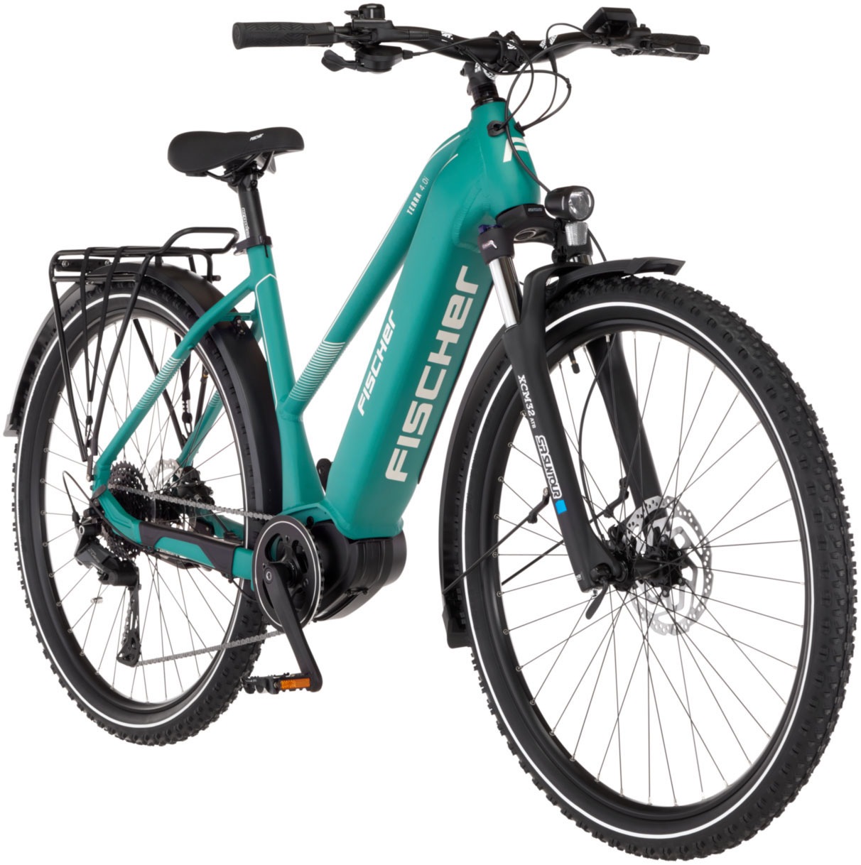 FISCHER Fahrrad E-Bike »TERRA 4.0i 630 45«, 10 Gang, Shimano, CUES, (mit Akku-Ladegerät-mit Werkzeug)
