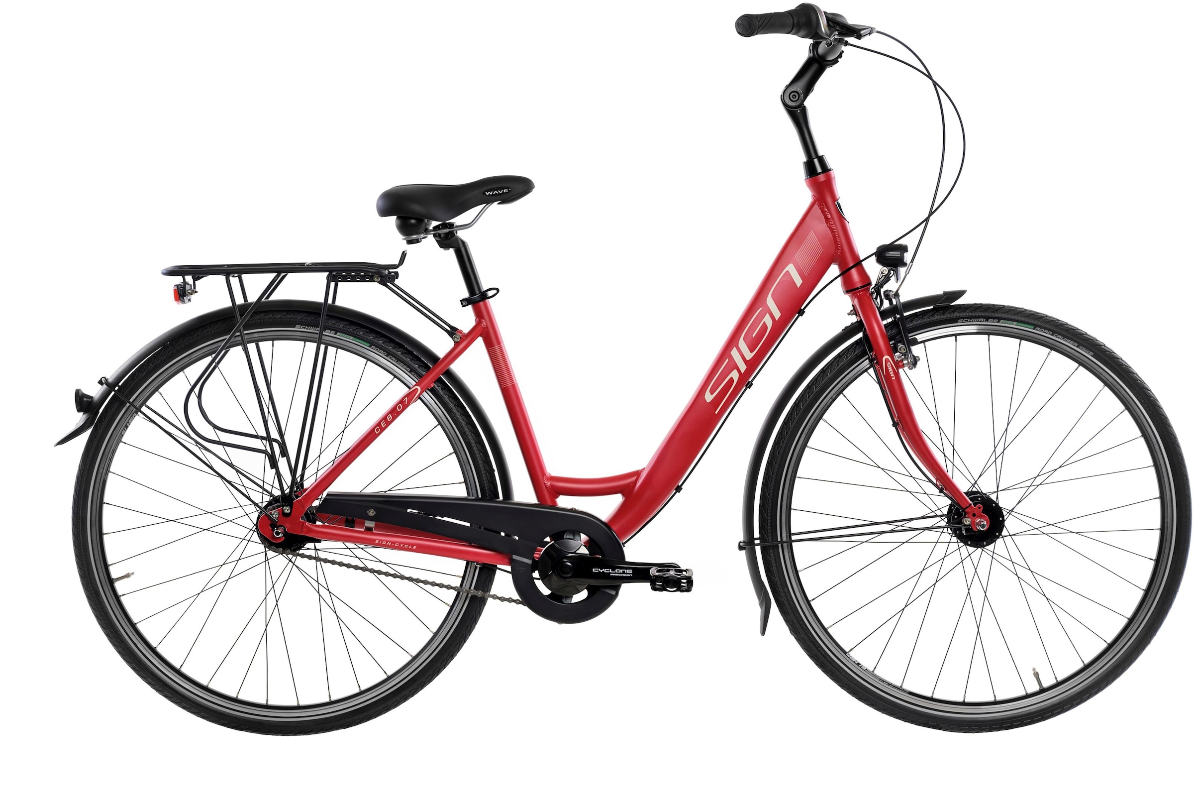 Bild von SIGN Cityrad, 3 Gang, Shimano, NEXUS SG-3C41 Schaltwerk, für Damen und Herren