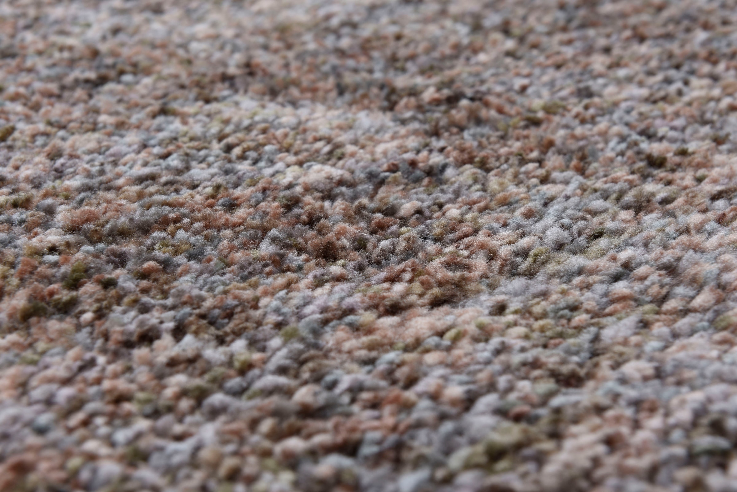 Sansibar Teppich »Munkmarsch Uni« rechteckig 20 mm Höhe meliert, 100% Polyester, besonders weich, Wohnzimmer, Schlafzimmer