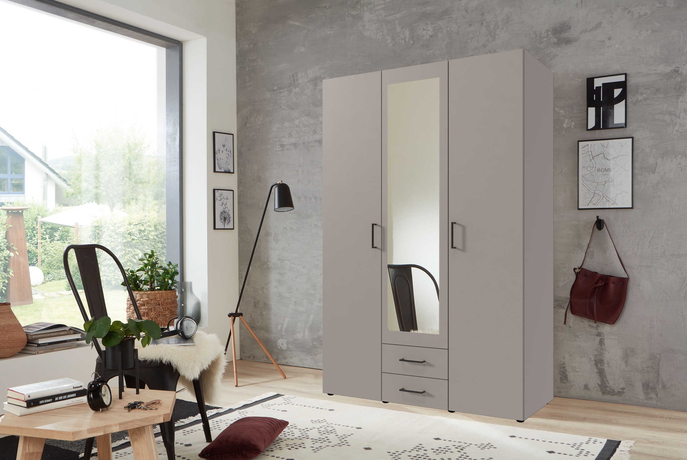 Wimex Drehtürenschrank »Mugano, 135 oder 180cm breit, 208 oder 236cm hoch, günstig online kaufen