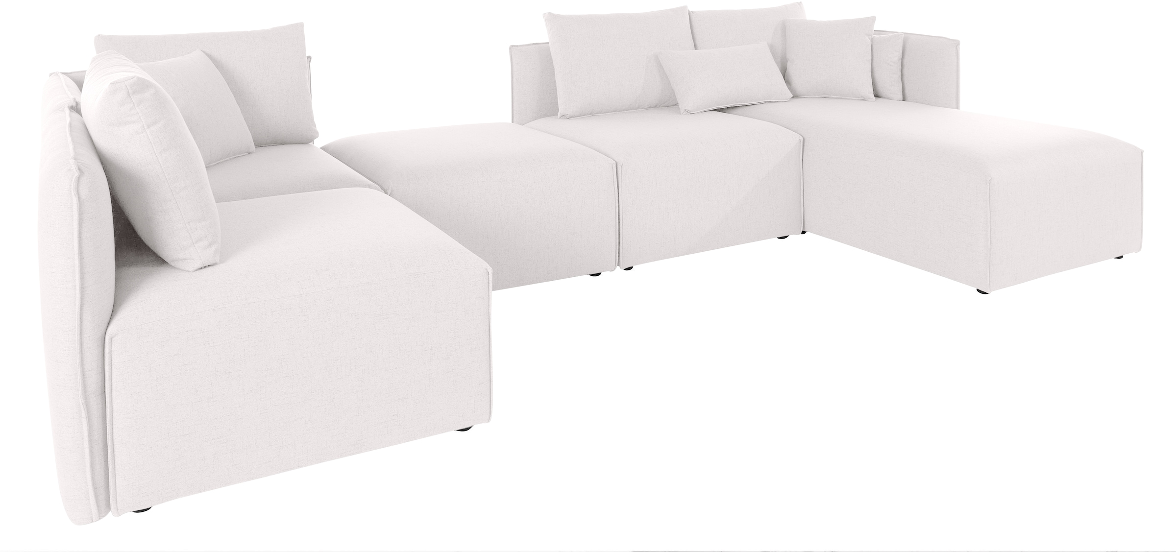 OTTO home Wohnlandschaft »Nöre U-Form« 5 Teile, in vielen Bezugsqualitäten günstig online kaufen