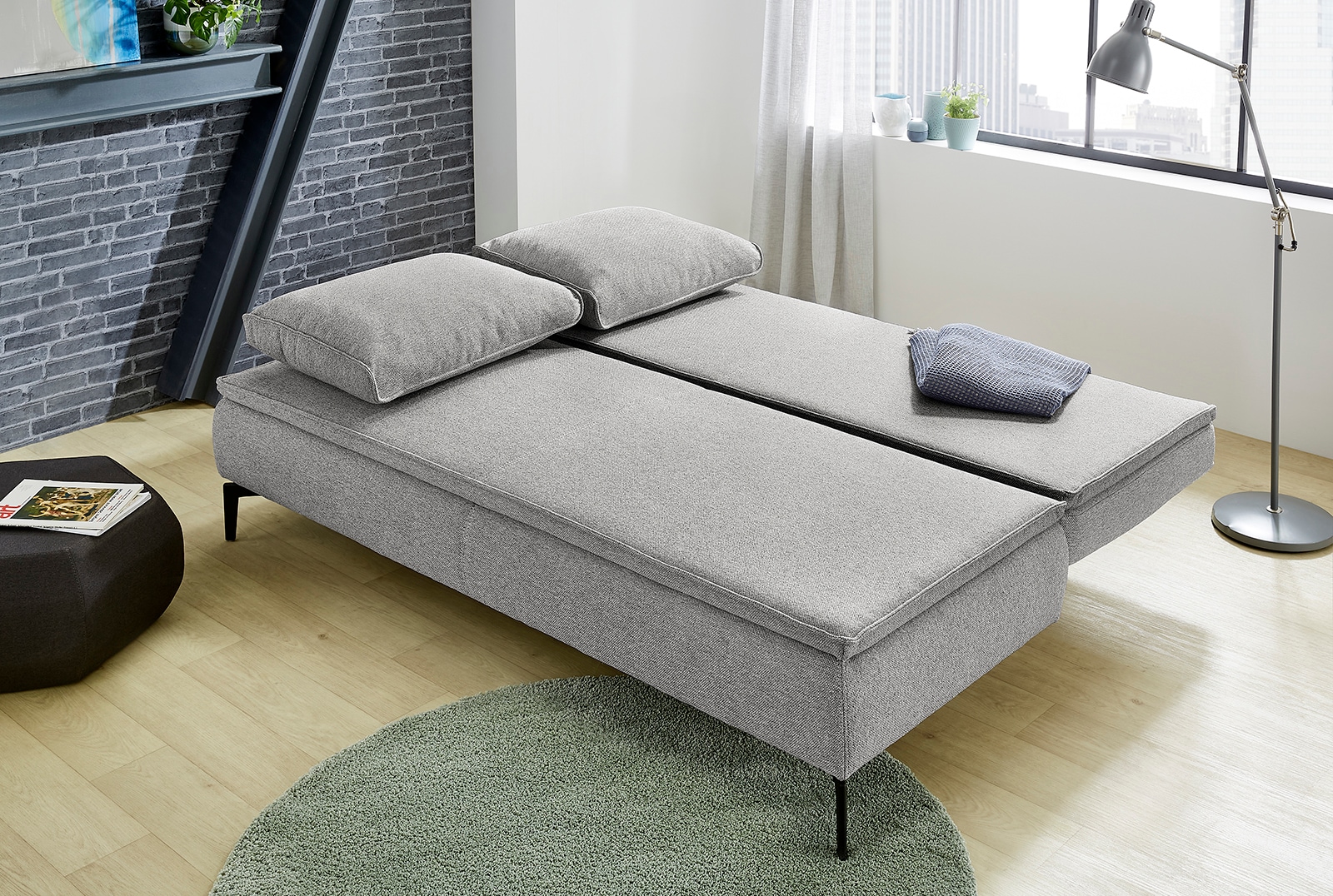 Jockenhöfer Gruppe Schlafsofa »Jonas«, als Dauerschläfer geeignet, mit Bettfunktion und Bettkasten, Komfort