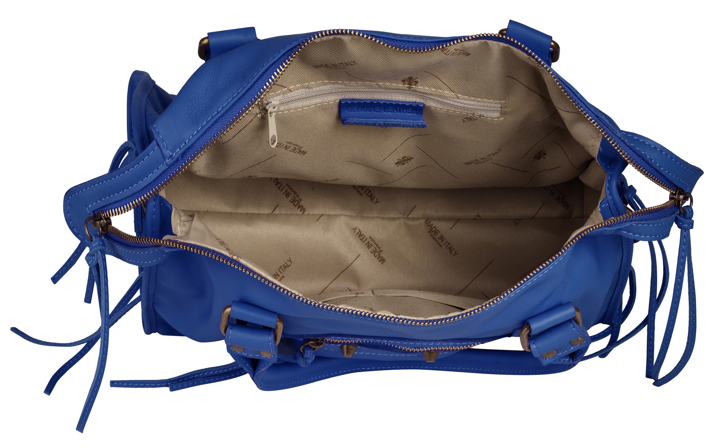 forty° Shopper, echt Leder, Made in Italy