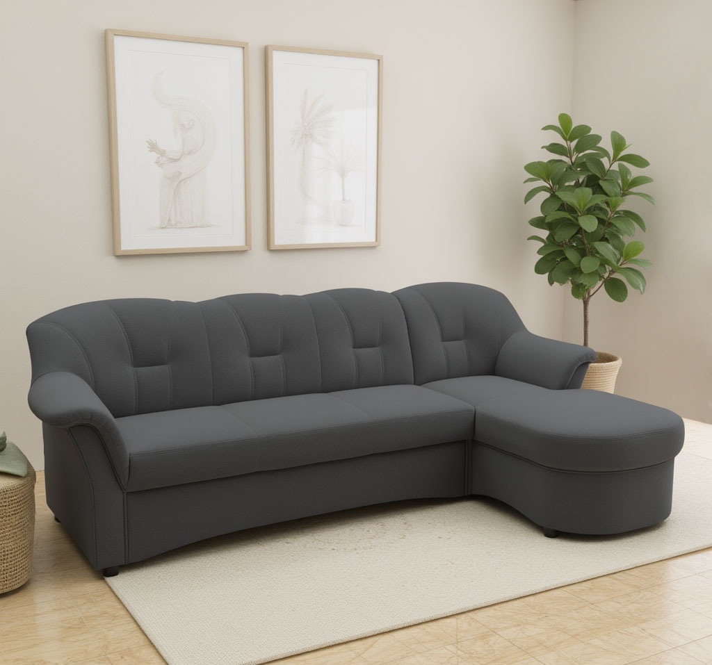 DOMO collection Ecksofa »Flores Schlafsofa, B/T/H: 233/142/86 cm, L-Form«, günstig online kaufen