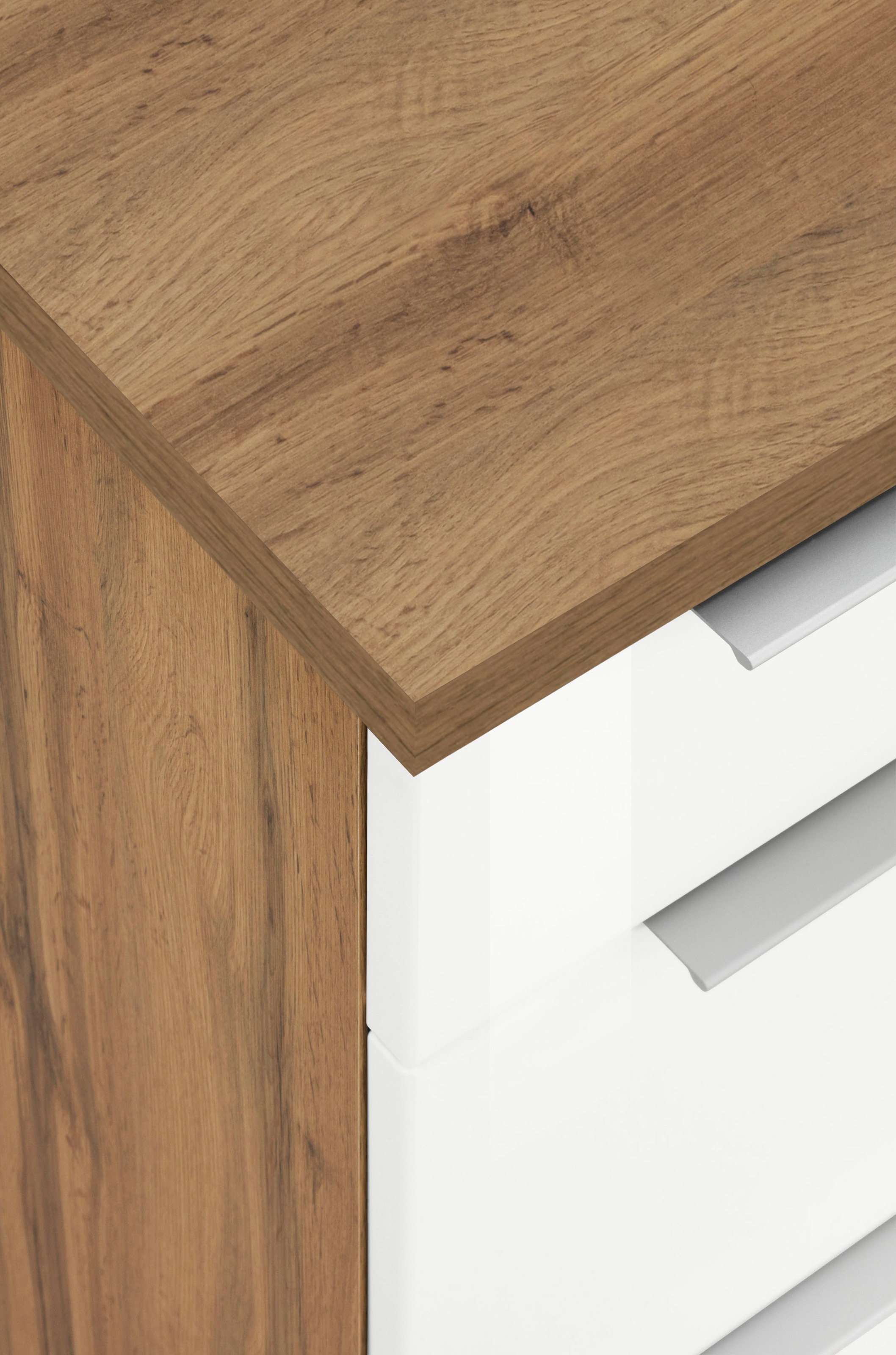 KOCHSTATION Winkelküche »KS-Brindisi«, Stellbreite 220/280 cm, wahlweise mit E-Geräten, mit MDF-Fronten