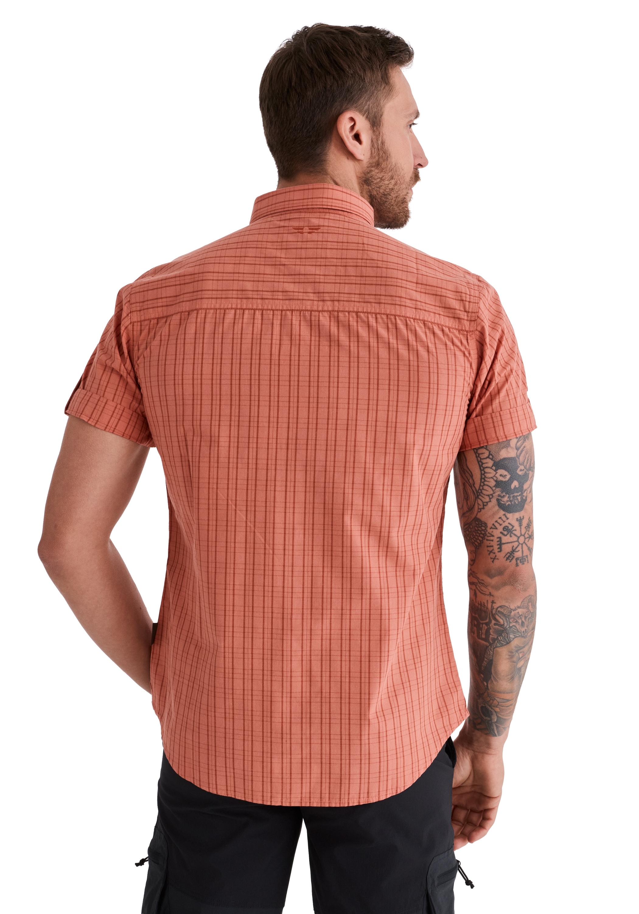 HERO by John Medoox Kurzarmhemd »HECTOR Kurzarm-Hemd« HERO by John Medoox HECTOR Herren Kurzarmhemd