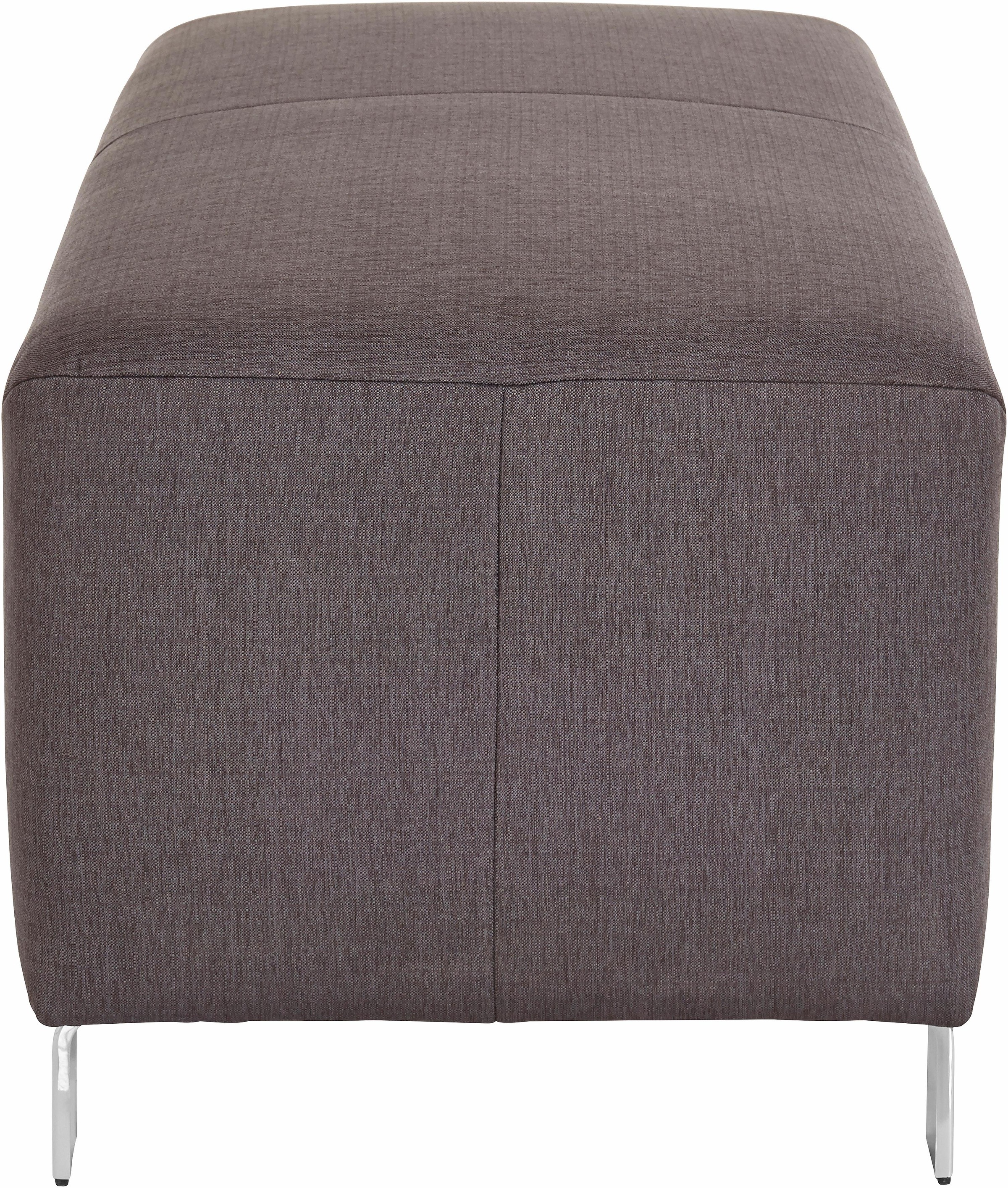 exxpo - sofa fashion Polsterhocker »Intenso, Hocker, modern, wahlweise in Leder oder Textil«, hohe Bodenfreiheit, frei im Raum stellbar, hoher Sitzkomfort