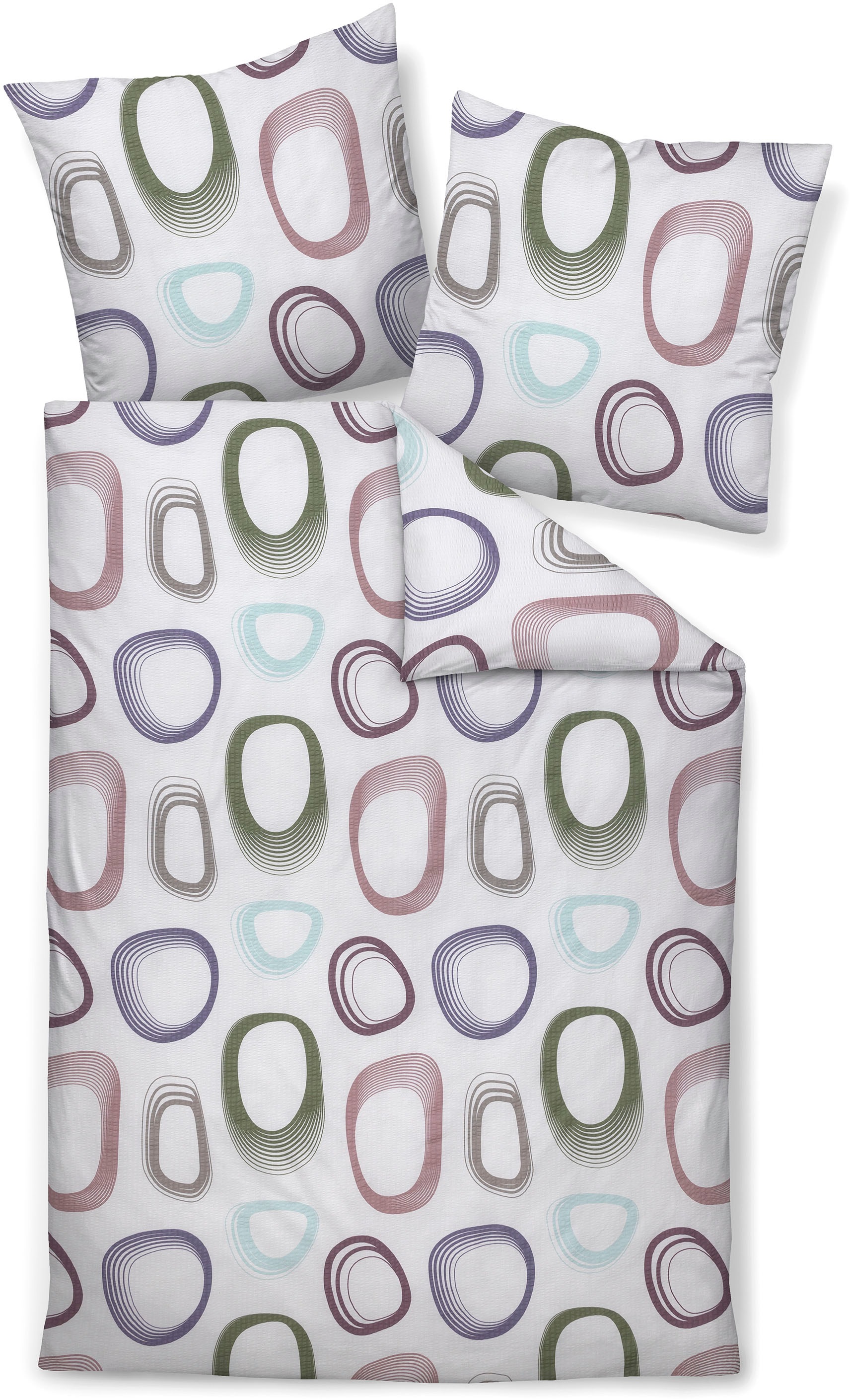 Janine Wendebettwäsche "TANGO20155 02 135X200,80x80" mit Reißverschluss günstig online kaufen