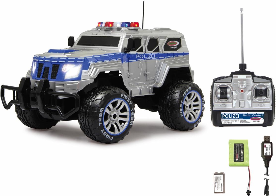 Jamara RC-Monstertruck »Polizei Panzerwagen«, (Set, Komplettset)