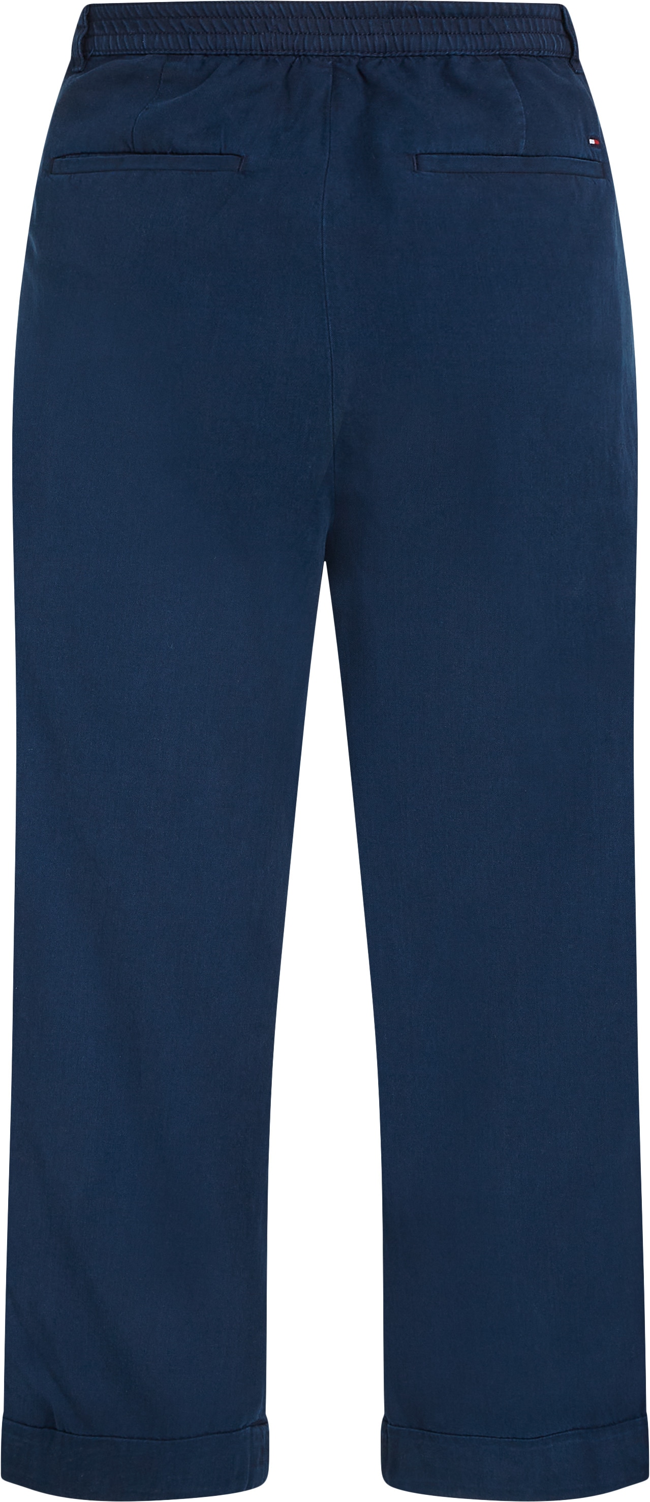 Tommy Hilfiger Chinohose »CO TENCEL RLXD STR PULL ON CHINO«, mit Logostickerei